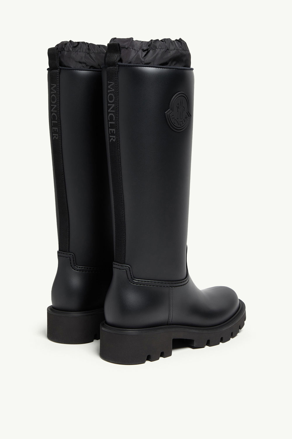 Kickstream High Rain Boots Women Black Moncler 4
