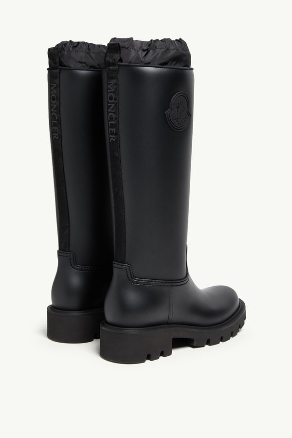 Kickstream High Rain Boots Women Black Moncler 4
