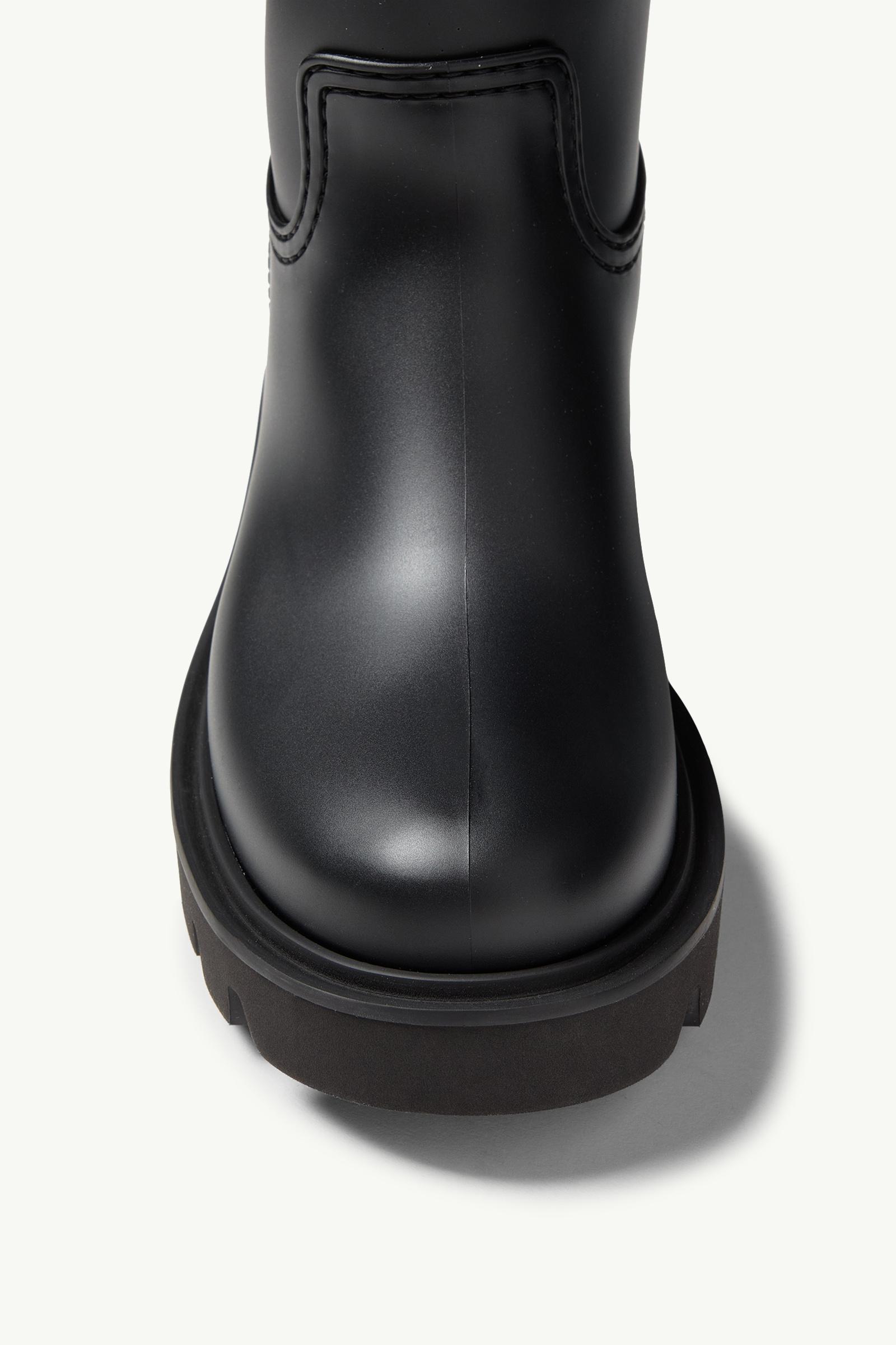 ロングブーツ MONCLER Black rubber Kickstream boots Kickstream High rain boots in black - Moncler | Mytheresa