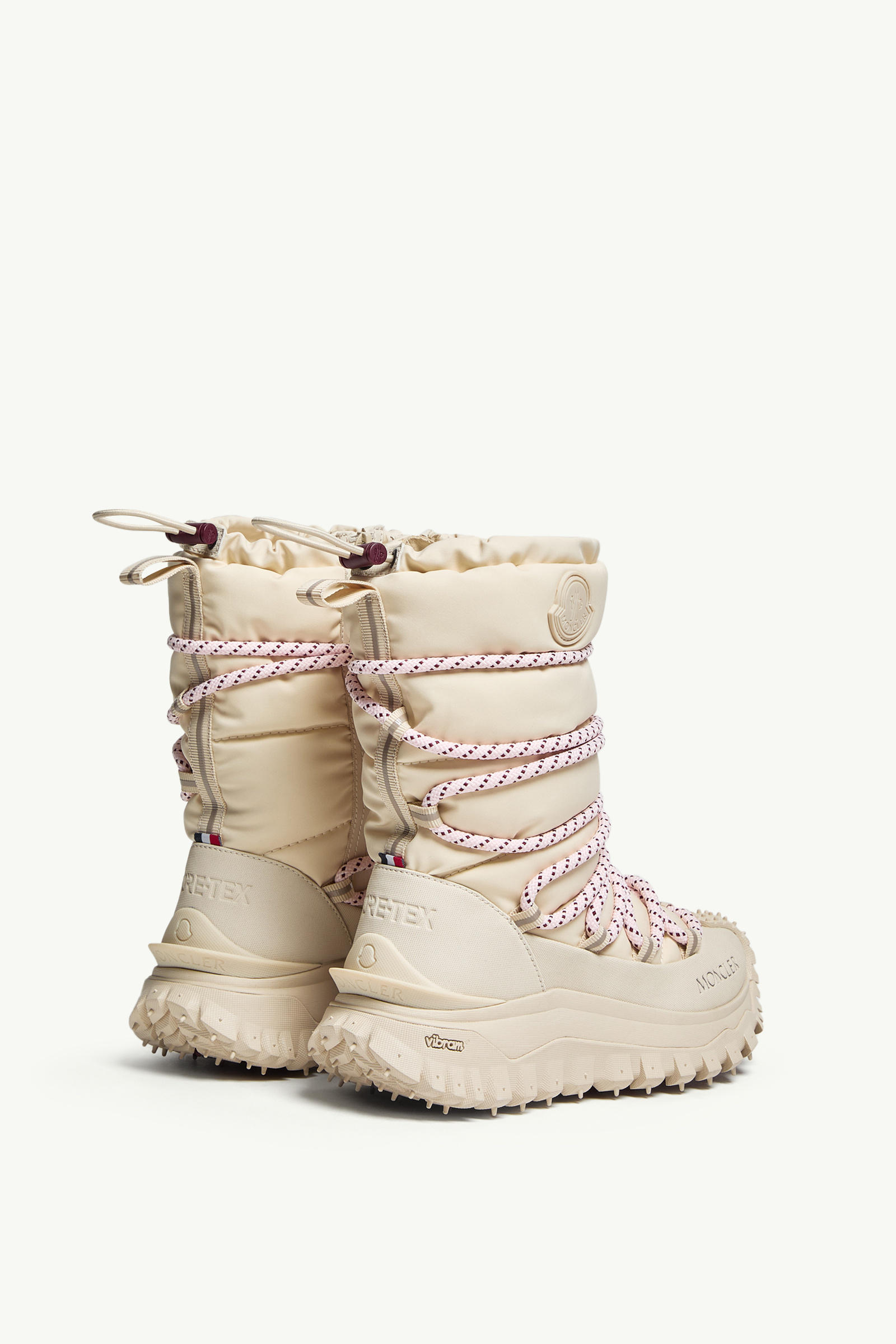 Trailgrip Après High Boots Women White Ivory Moncler 4