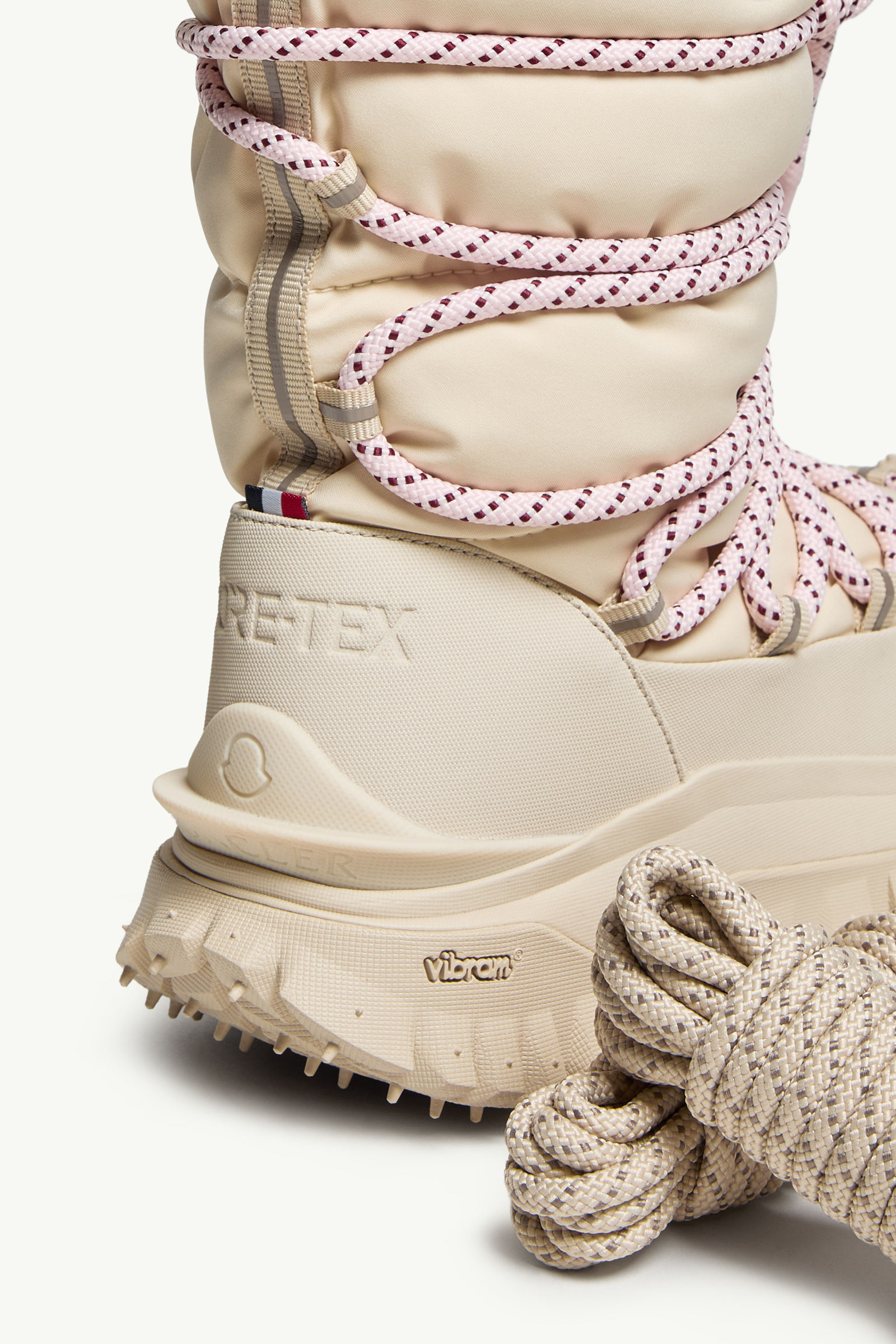 Trailgrip Après High Boots Women White Ivory Moncler 6