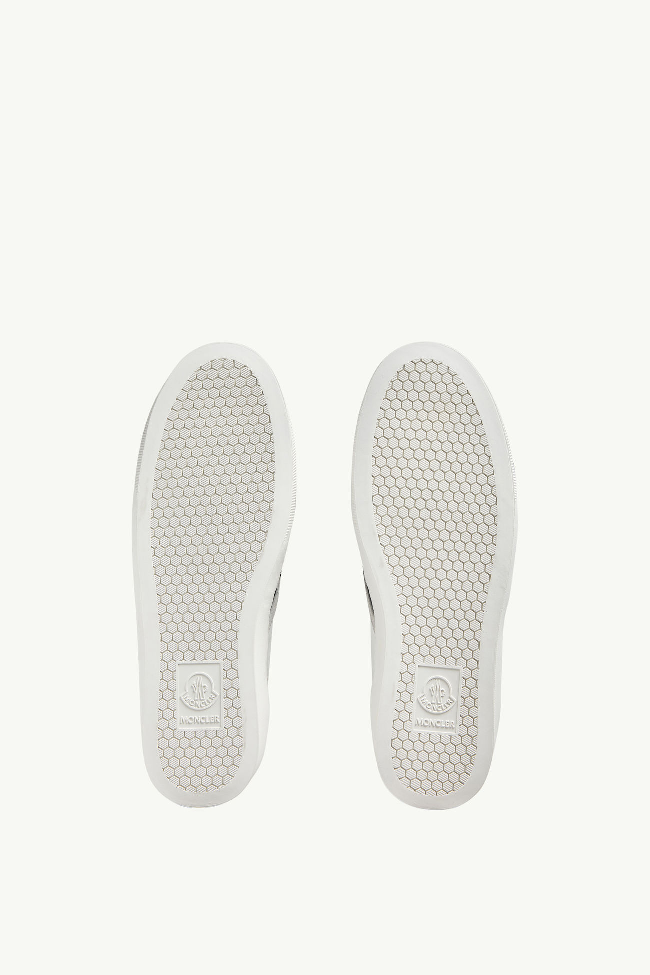 Monaco2 Leather & Glitter Sneakers Women White Moncler 6