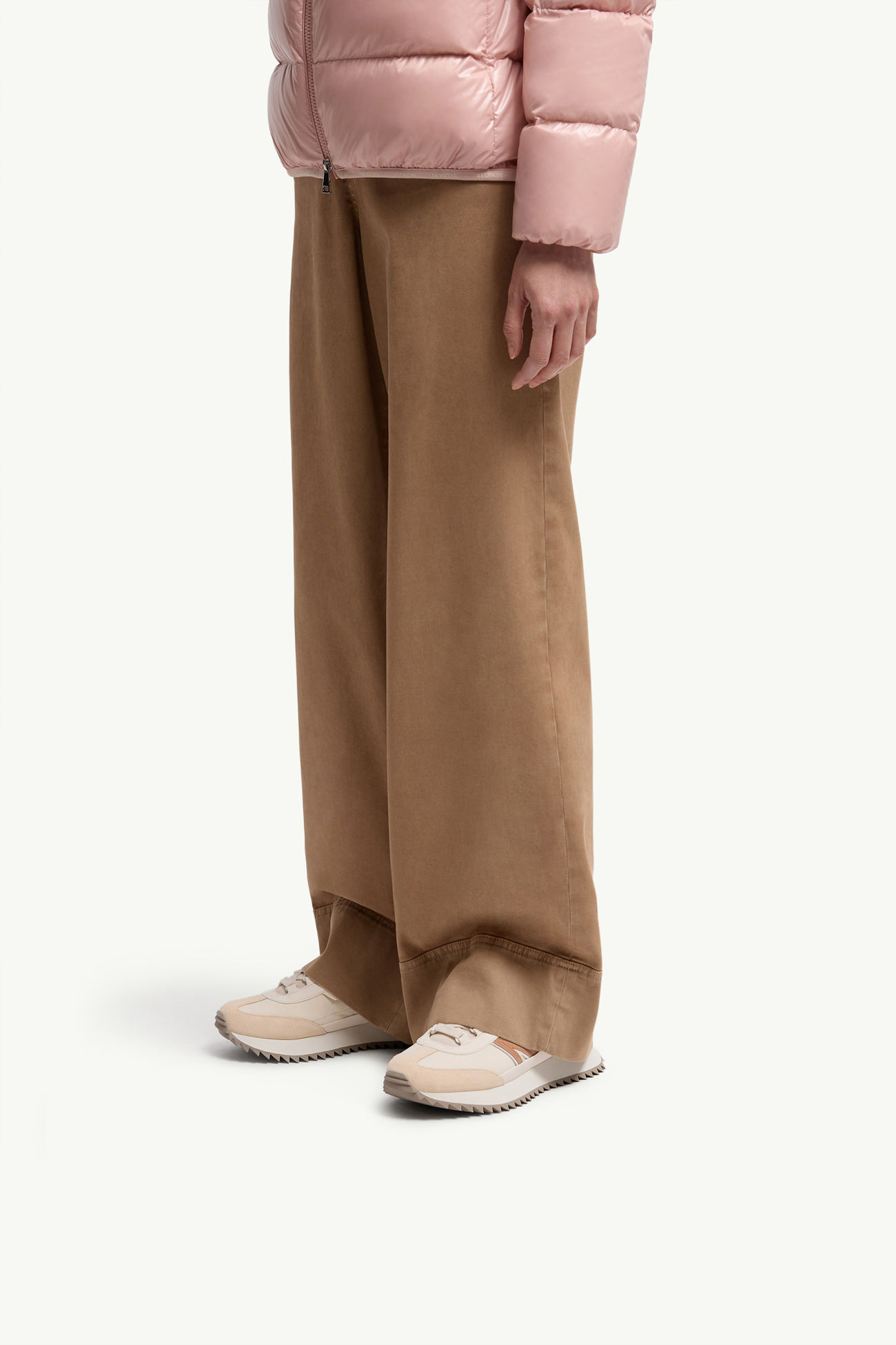 Zapatillas de ante y de nobuk Pacey2 Mujer Beige Claro Moncler 1