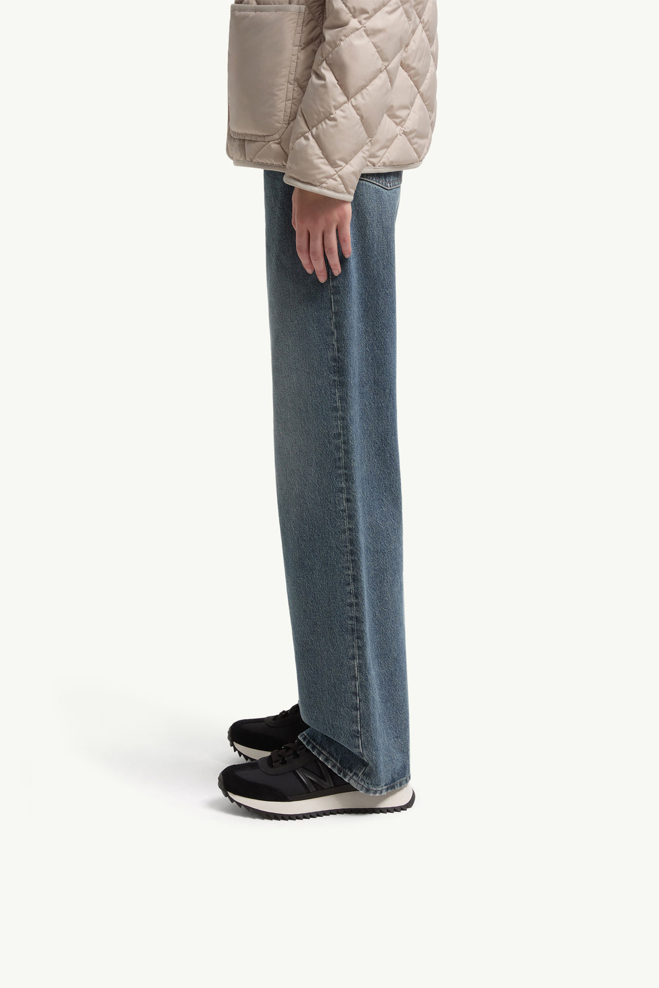 Sneakers Pacey2 en daim et nubuck Femmes Noir Moncler 1