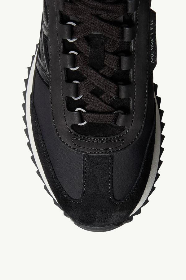 Pacey2 Suede & Nubuck Trainers Women Black Moncler 2