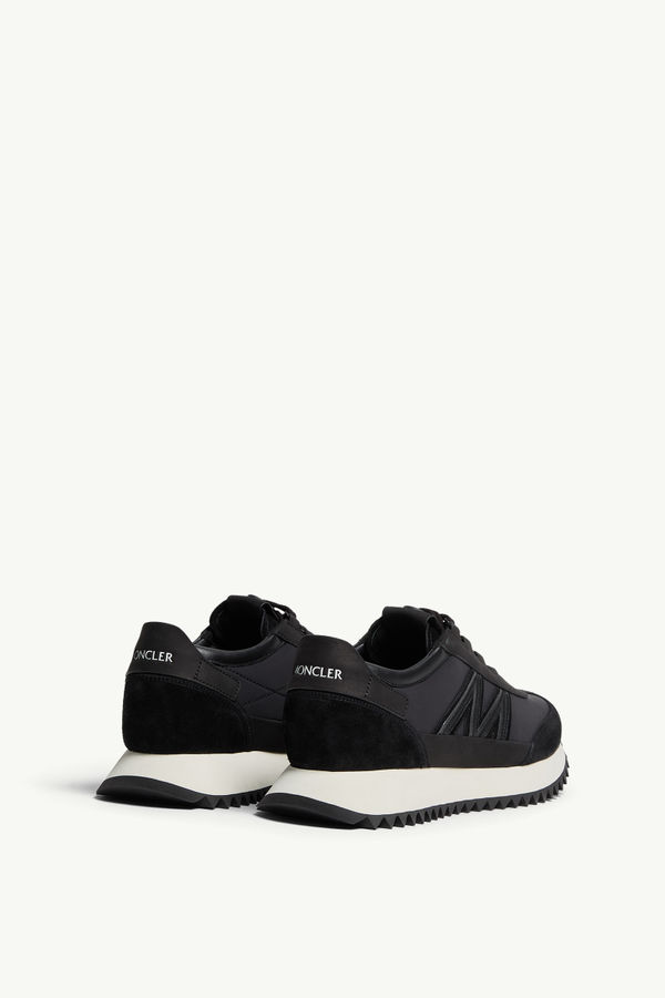 Pacey2 Suede & Nubuck Trainers Women Black Moncler 4