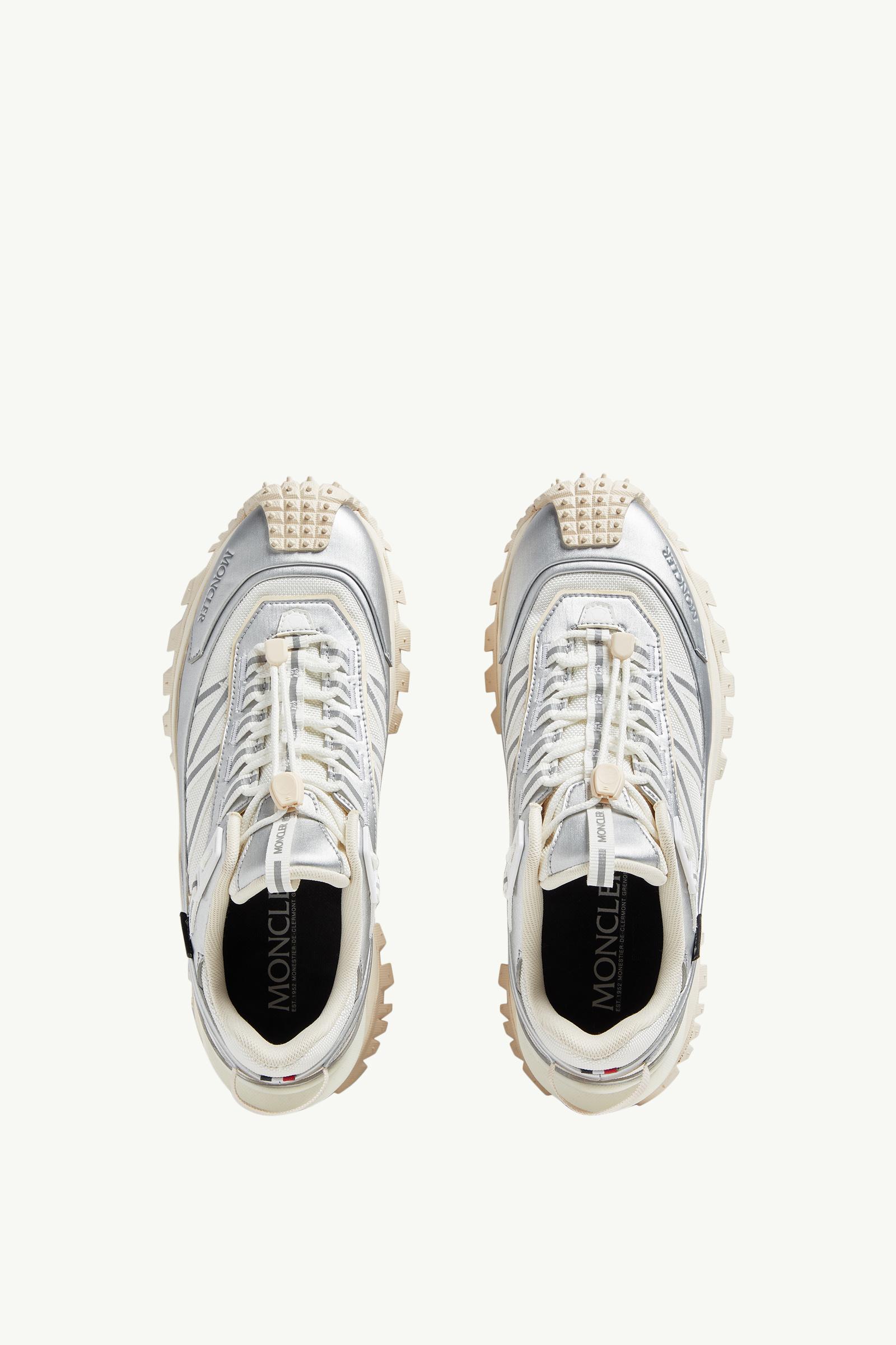 スニーカー MONCLER Woman Sneakers Silver K209B4M00130M7184 M90 Silver Trailgrip GTX Leather Sneakers - Sneakers for Women