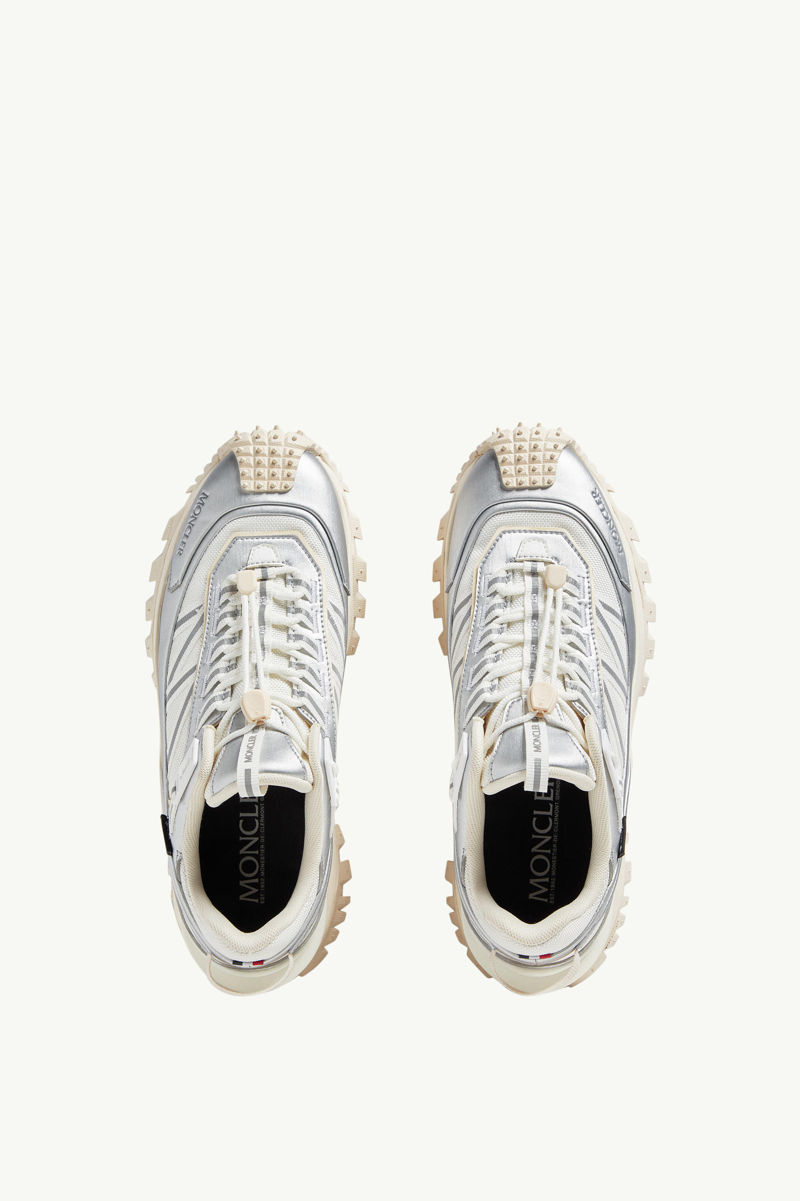 Trailgrip GTX Leather Trainers Women Silver Moncler 5