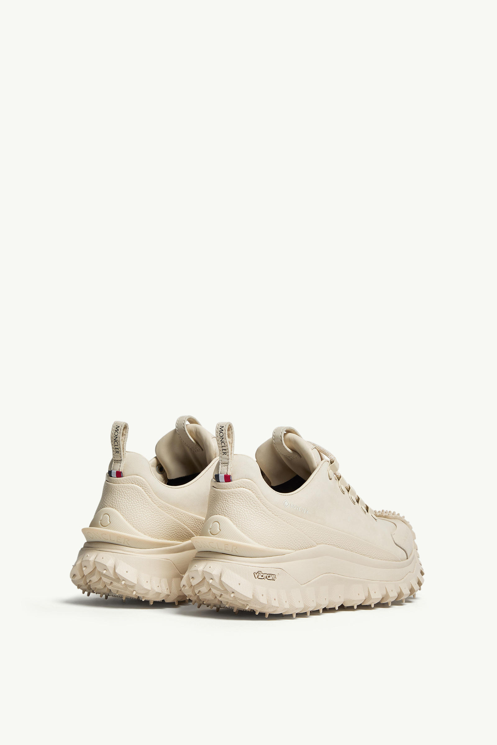 Trailgrip GTX Suede & Leather Trainers Women White Ivory Moncler 4