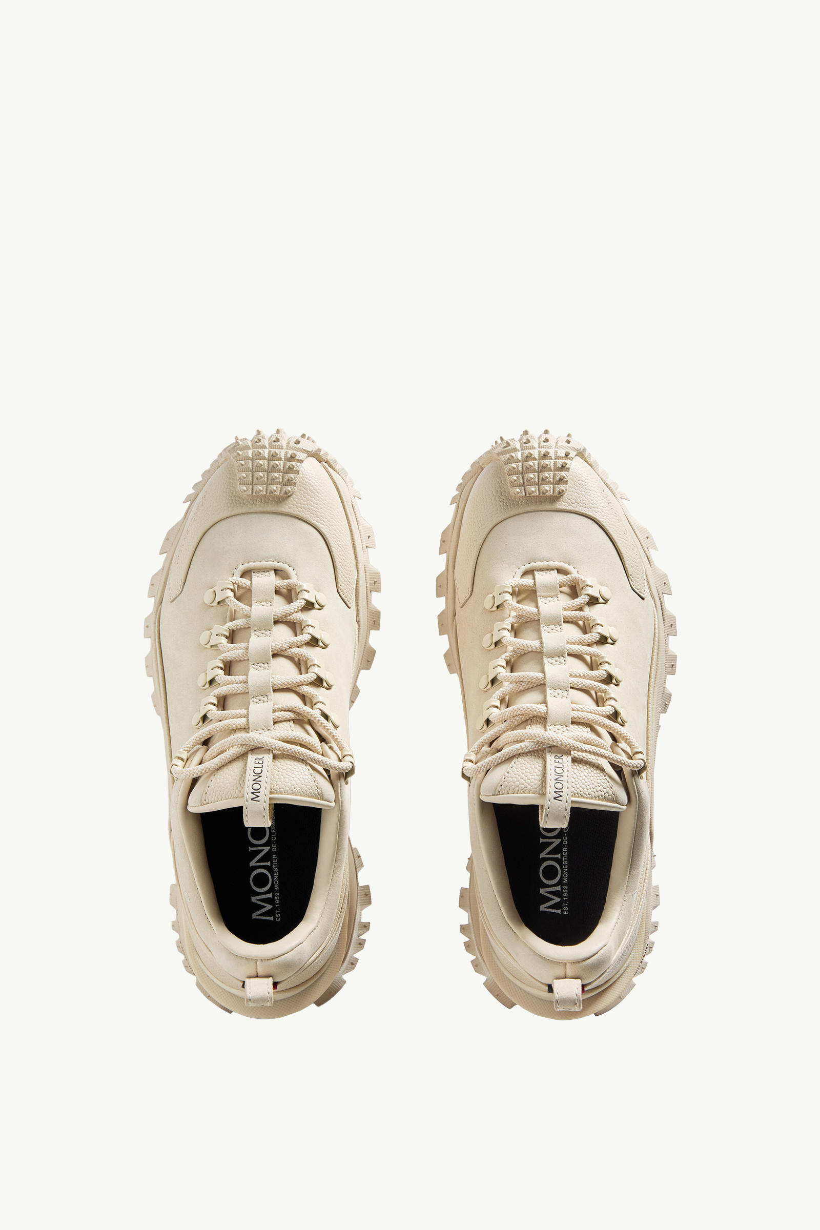 Trailgrip GTX Suede & Leather Trainers Women White Ivory Moncler 5