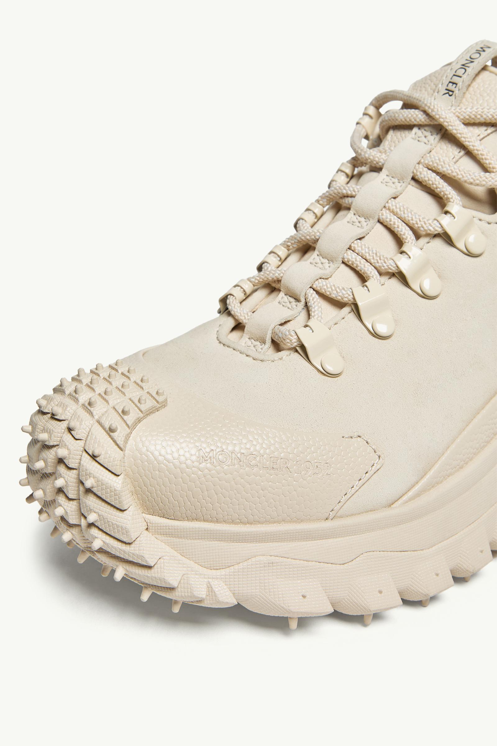 【レザー＆スエード】MONCLER トレイルグリップ Apex トレーナー モンクレール「トレイルグリップ」24年秋冬シューズ、ゴアテック