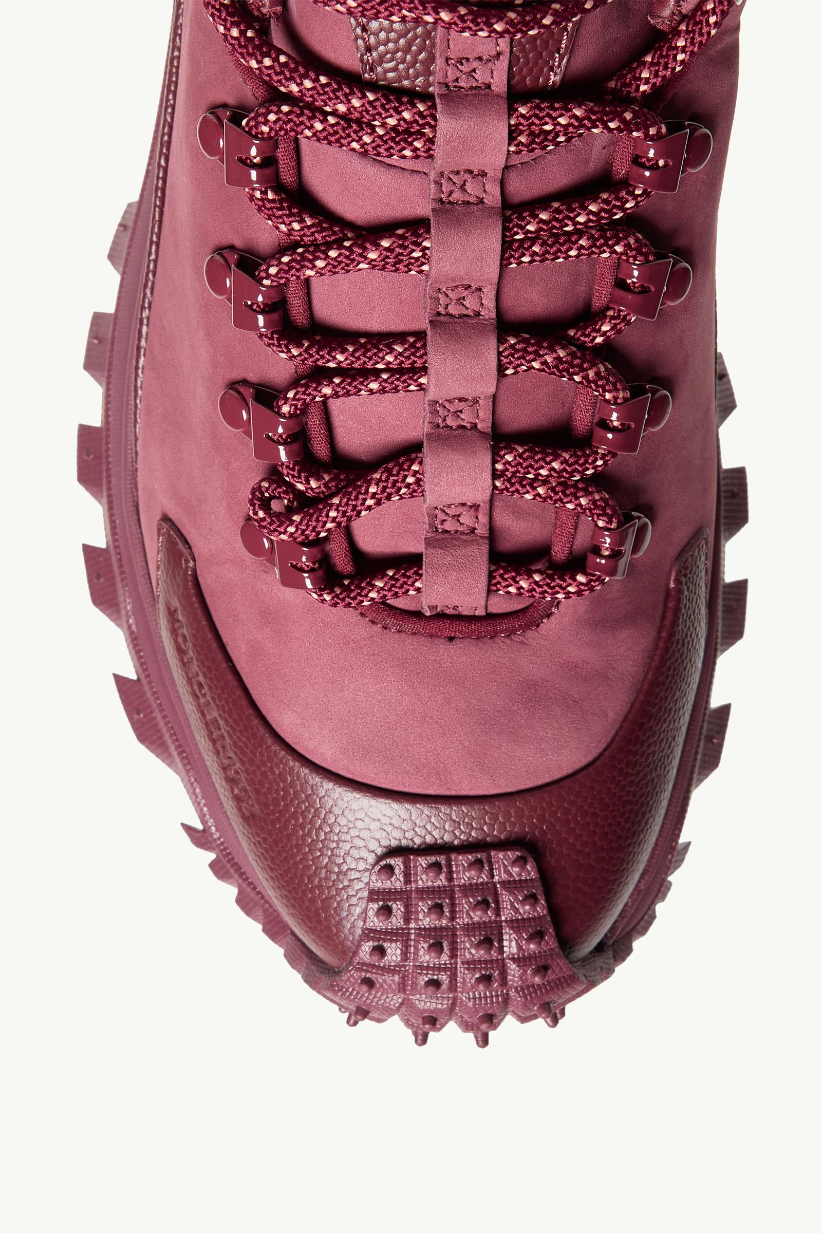 Trailgrip GTX Suede & Leather Trainers Women Burgundy Moncler 1