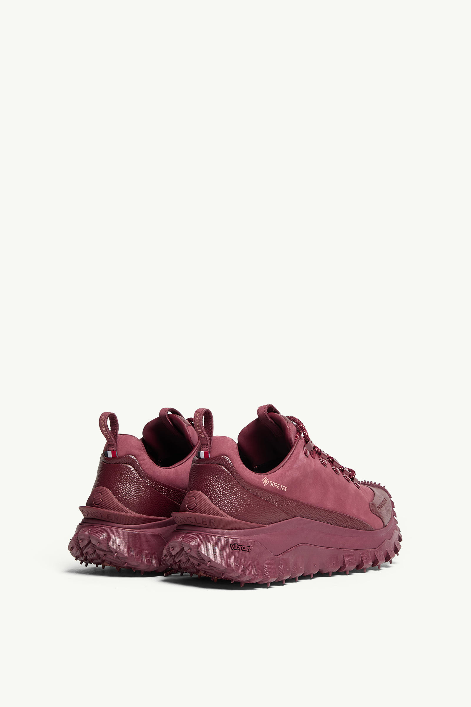 Trailgrip GTX Suede & Leather Trainers Women Burgundy Moncler 3
