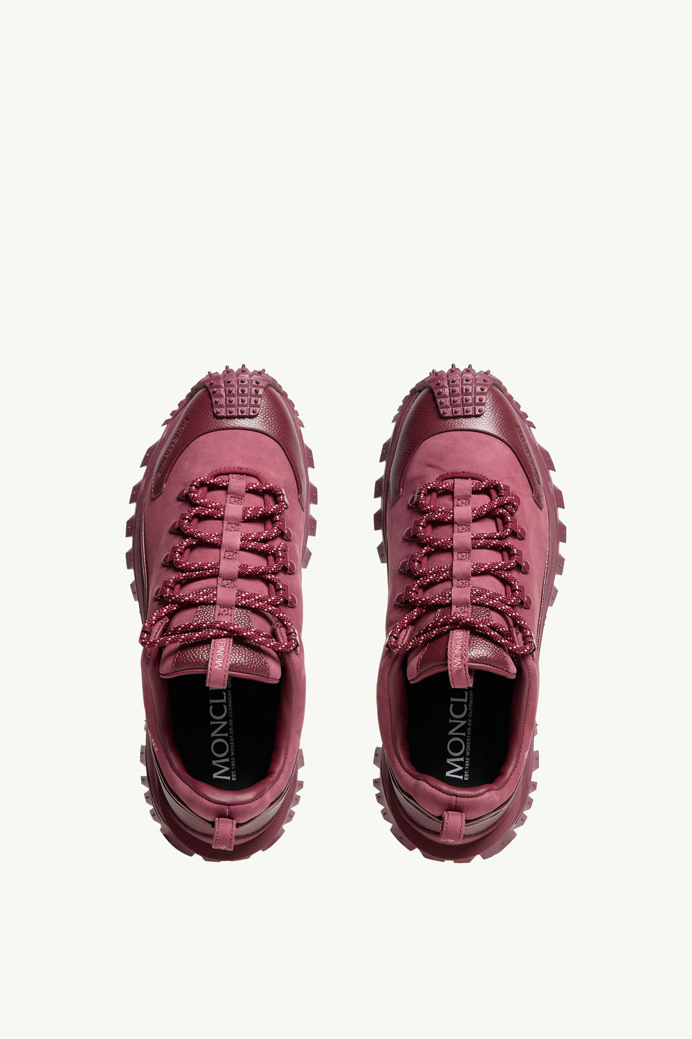 Trailgrip APEX2GTX Suede & Leather Trainers Women Burgundy Moncler 5