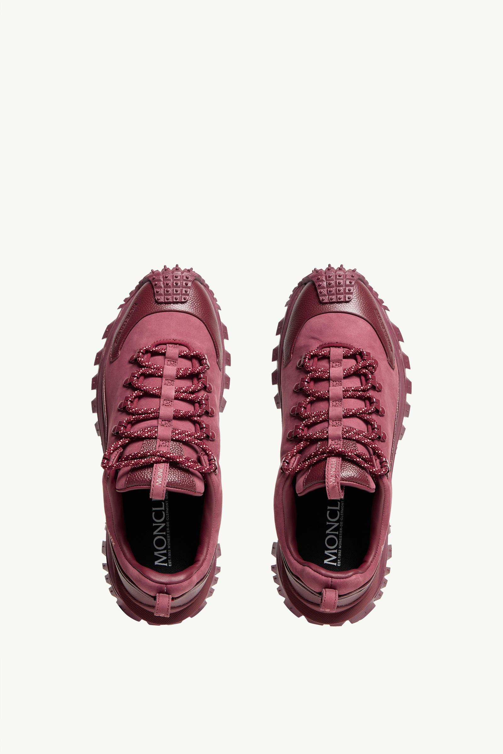 Trailgrip GTX Suede & Leather Trainers Women Burgundy Moncler 4