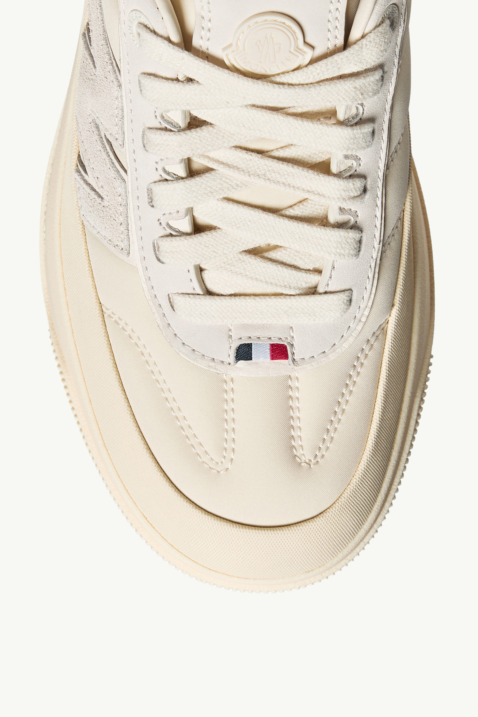Moncler Altive Nubuck & Suede Trainers Women Light Beige Moncler 2