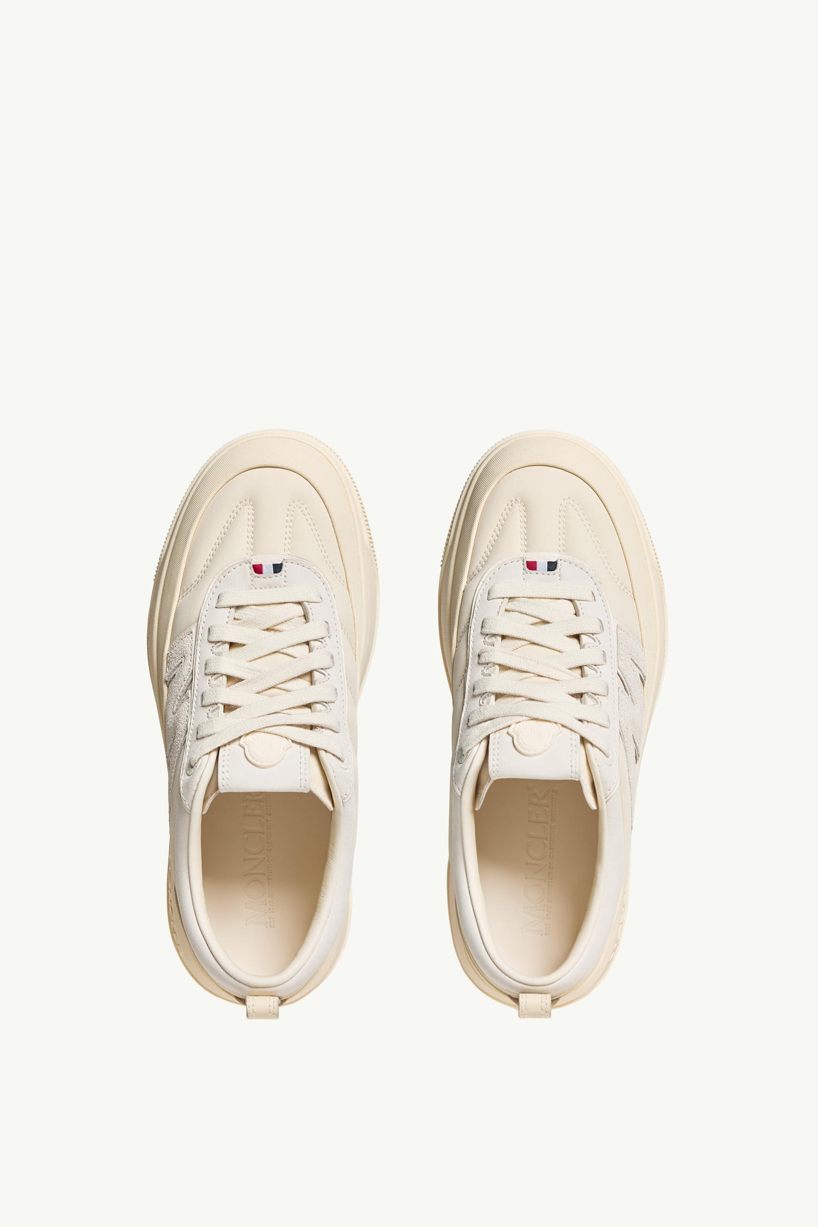 スニーカー MONCLER MONCLER ALTIVE - Suede and nubuck leather trainer Light Beige Moncler Altive Nubuck & Suede Sneakers