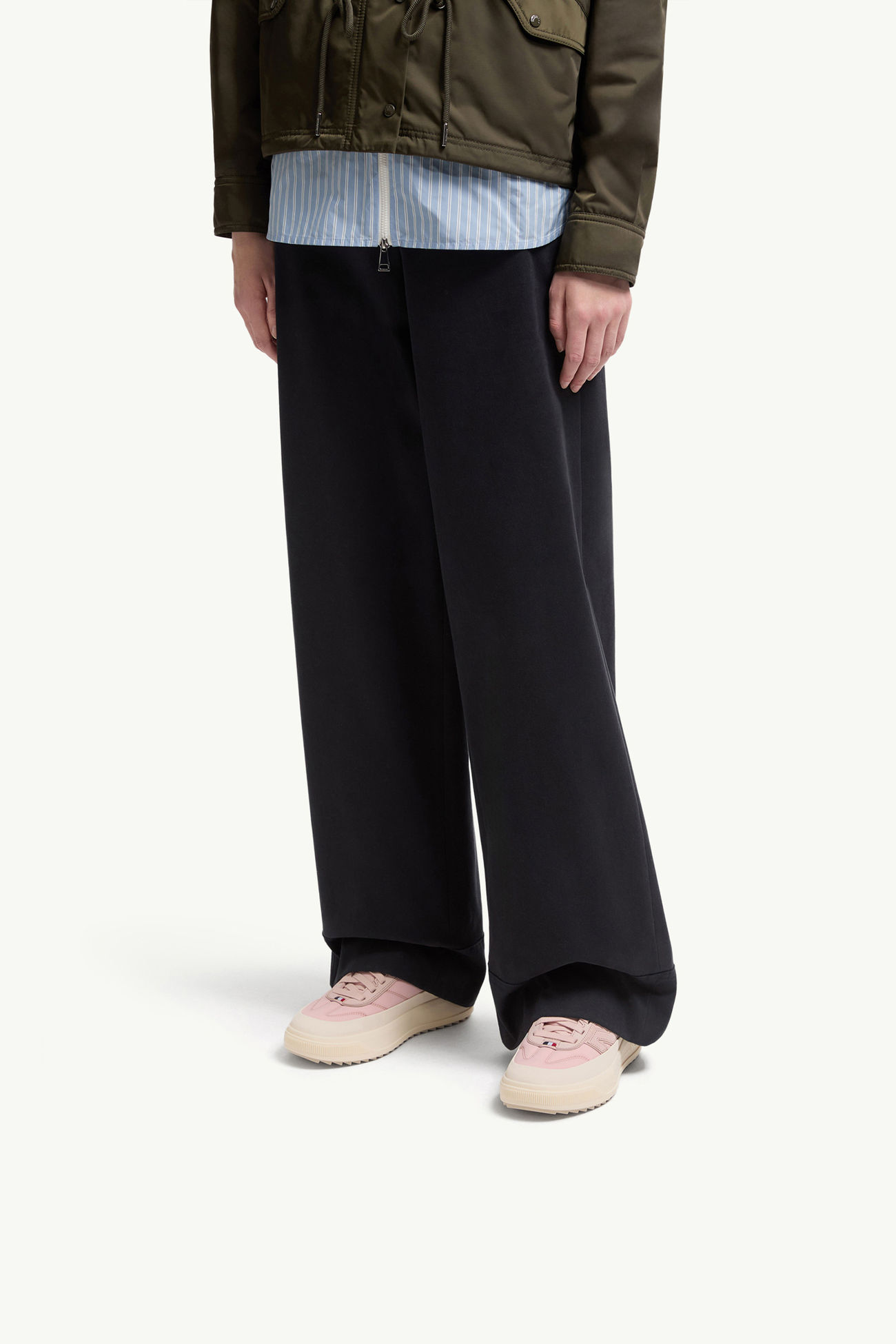 Moncler Altive Sneaker aus Nubuk und Wildleder Damen Pink Moncler 1