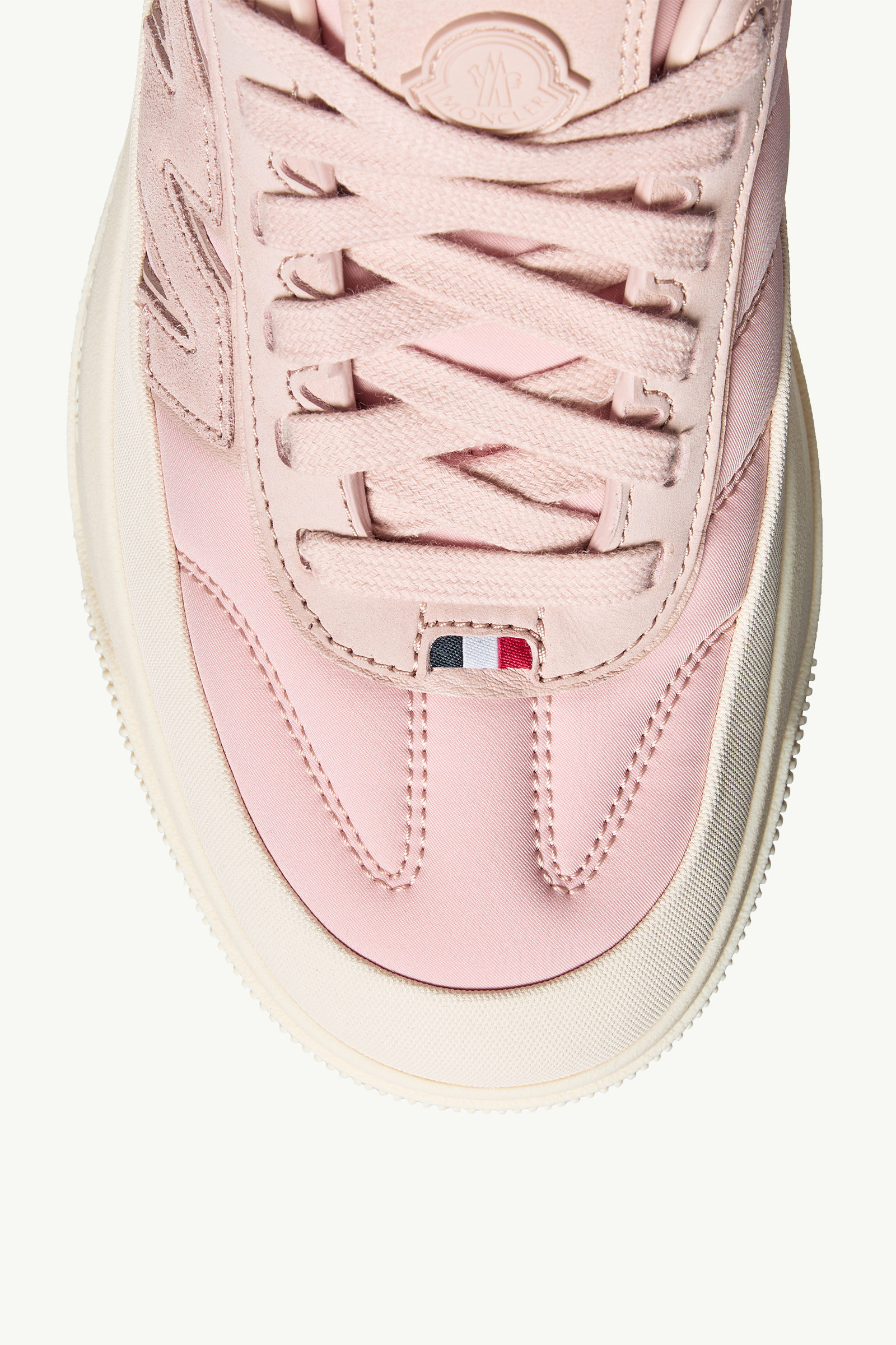 Moncler Altive Nubuck & Suede Trainers Women Pink Moncler 2