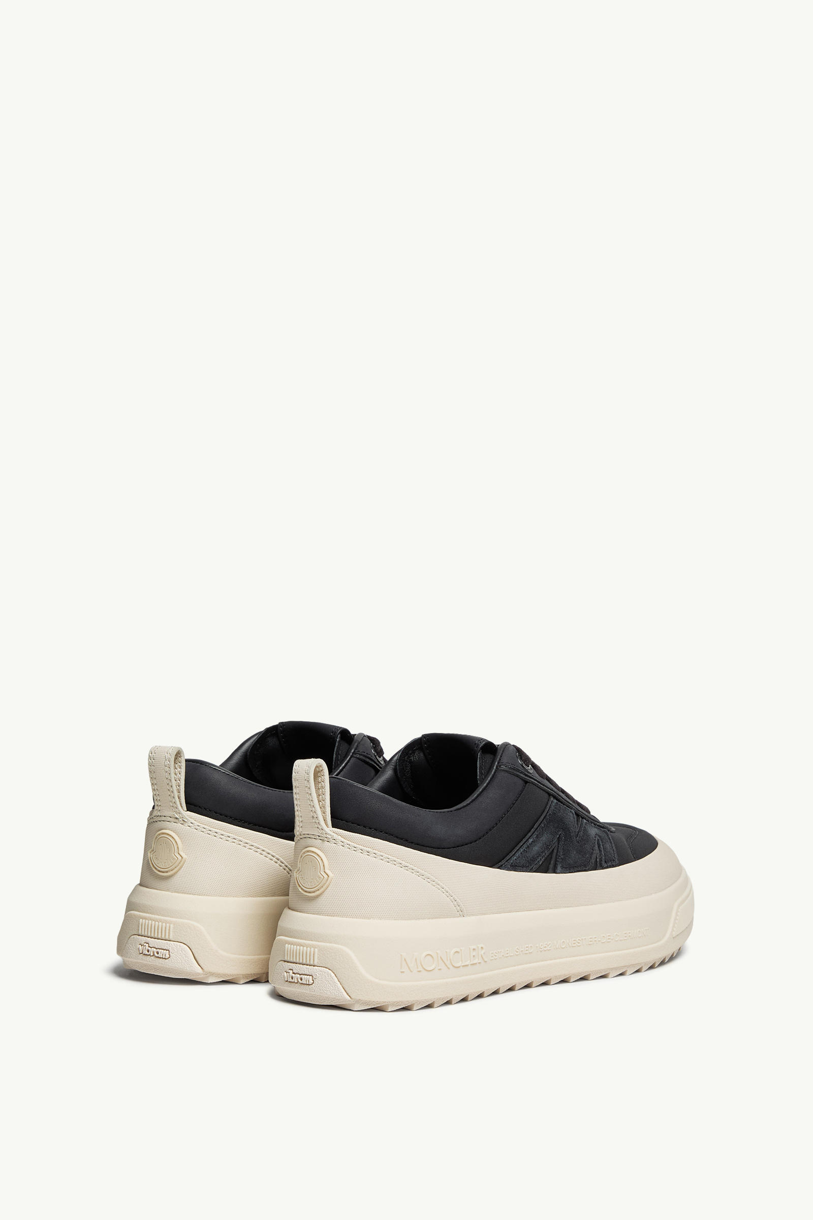 Moncler Altive磨絨革和麂皮運動鞋 女士 黑色 Moncler 4