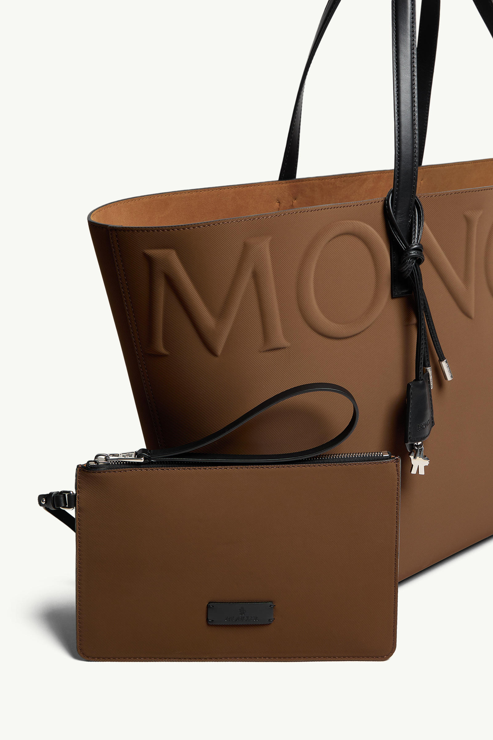 Very Tote Bag Women Brown Moncler 4