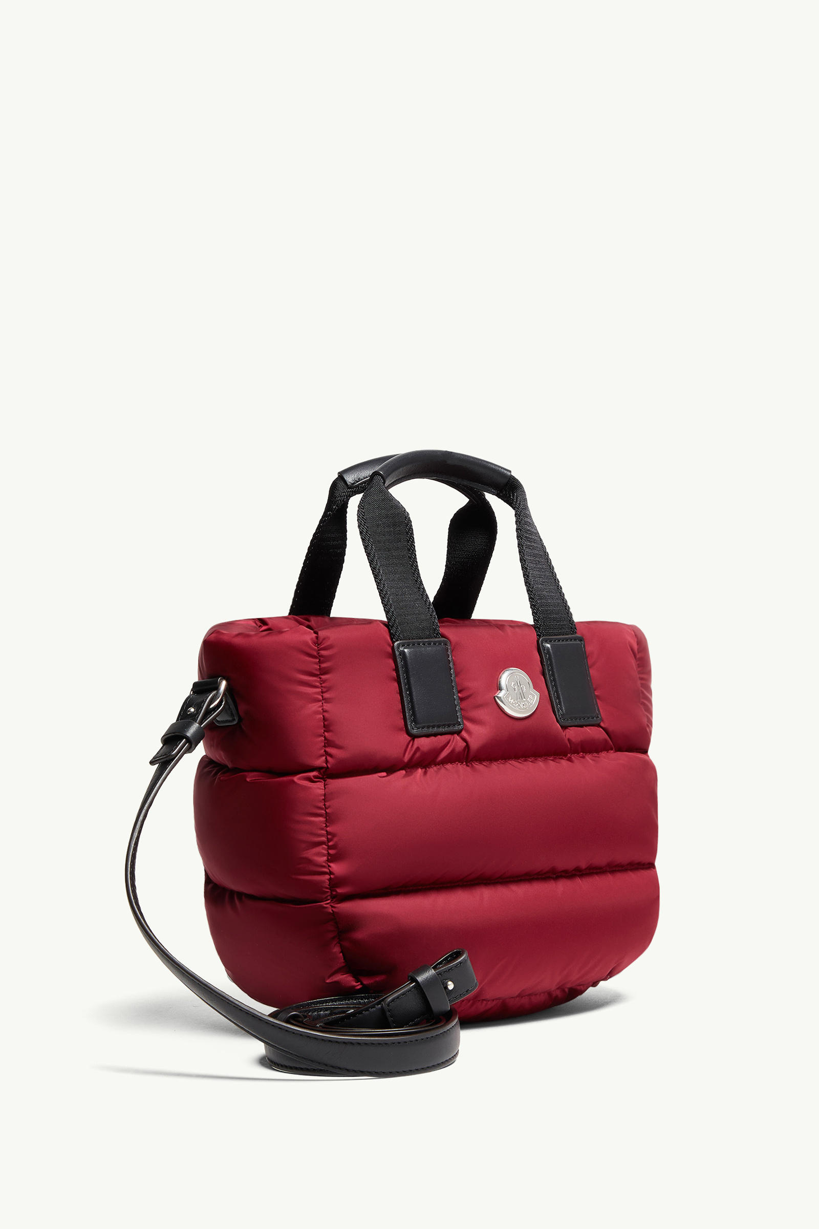 Caradoc Water-Repellent Mini Tote Bag Women Dark Red Moncler 2