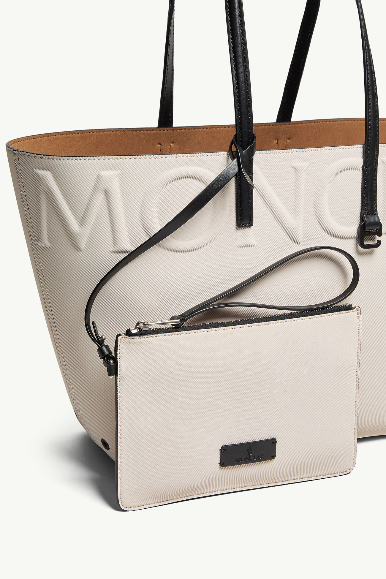 Very Mini Tote Bag aus Strick Damen Weiß Moncler 4