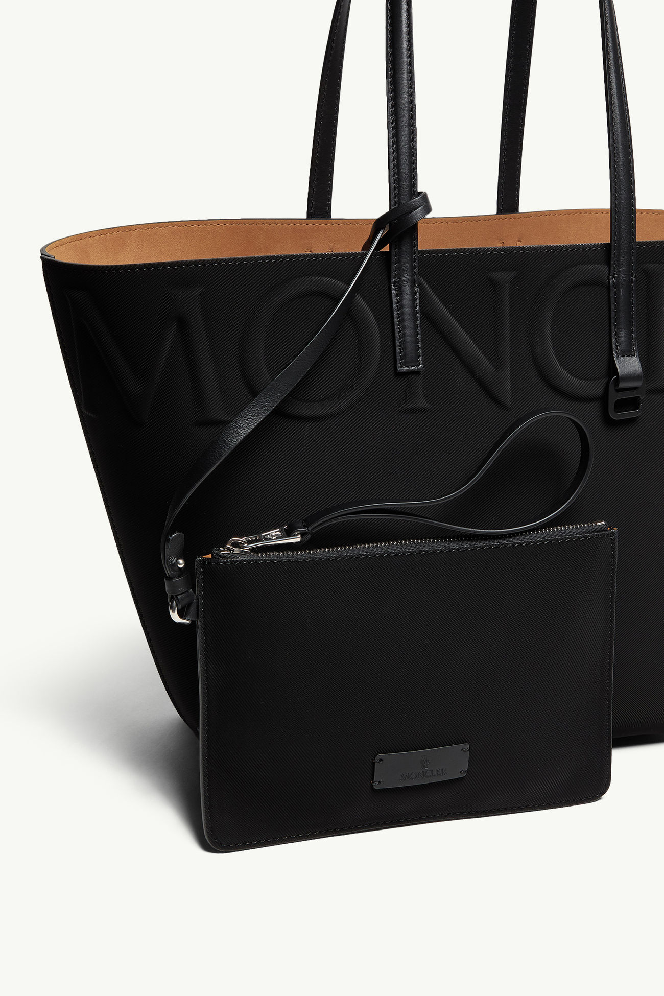 Very Mini Tote Bag aus Strick Damen Schwarz Moncler 4