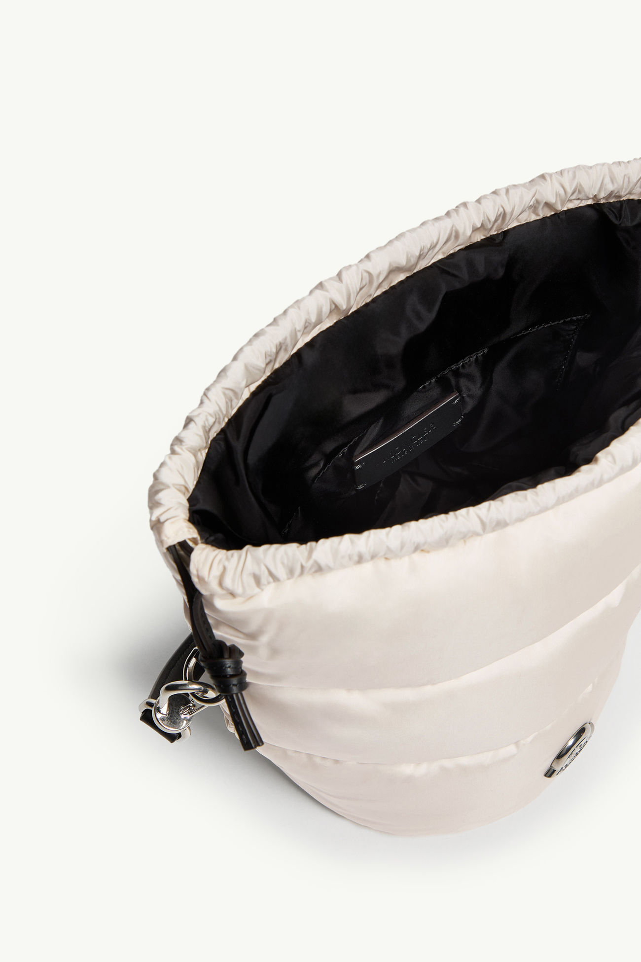 Borsa a secchiello Caradoc idrorepellente Donna Bianco Moncler 4