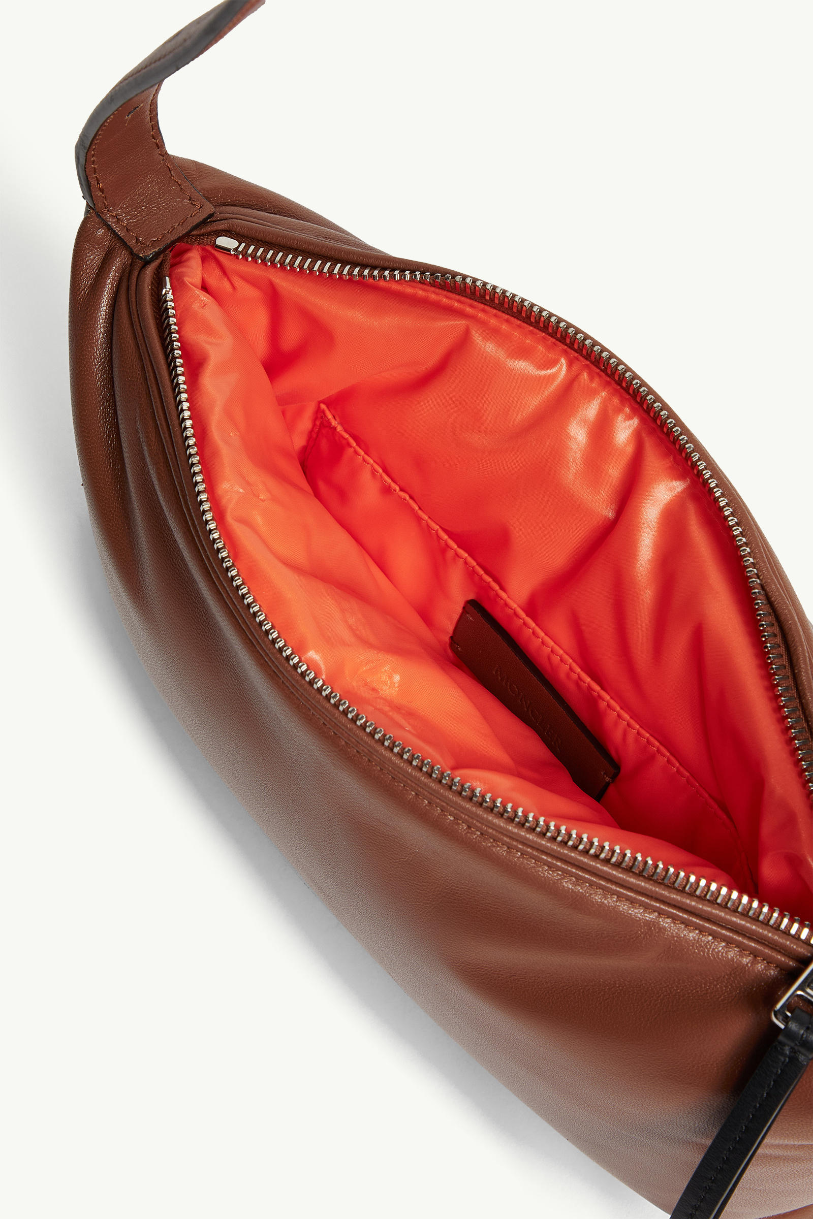Sac porté épaule en cuir nappa Vetta Femmes Marron Moncler 4