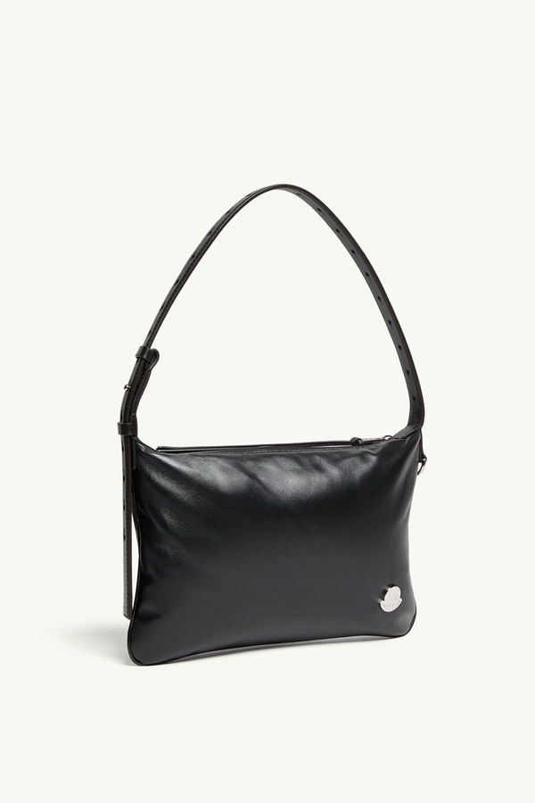 Vetta Nappa Leather Shoulder Bag Women Black Moncler 2