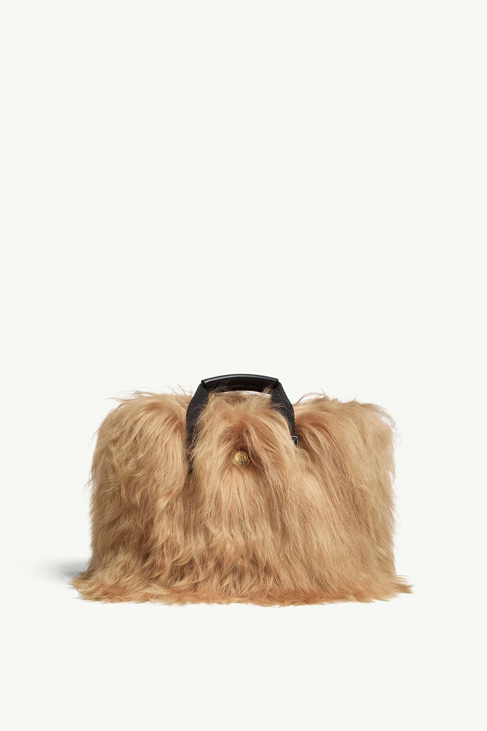 Micro Caradoc Tote Bag aus Shearling Damen Beige Moncler 0