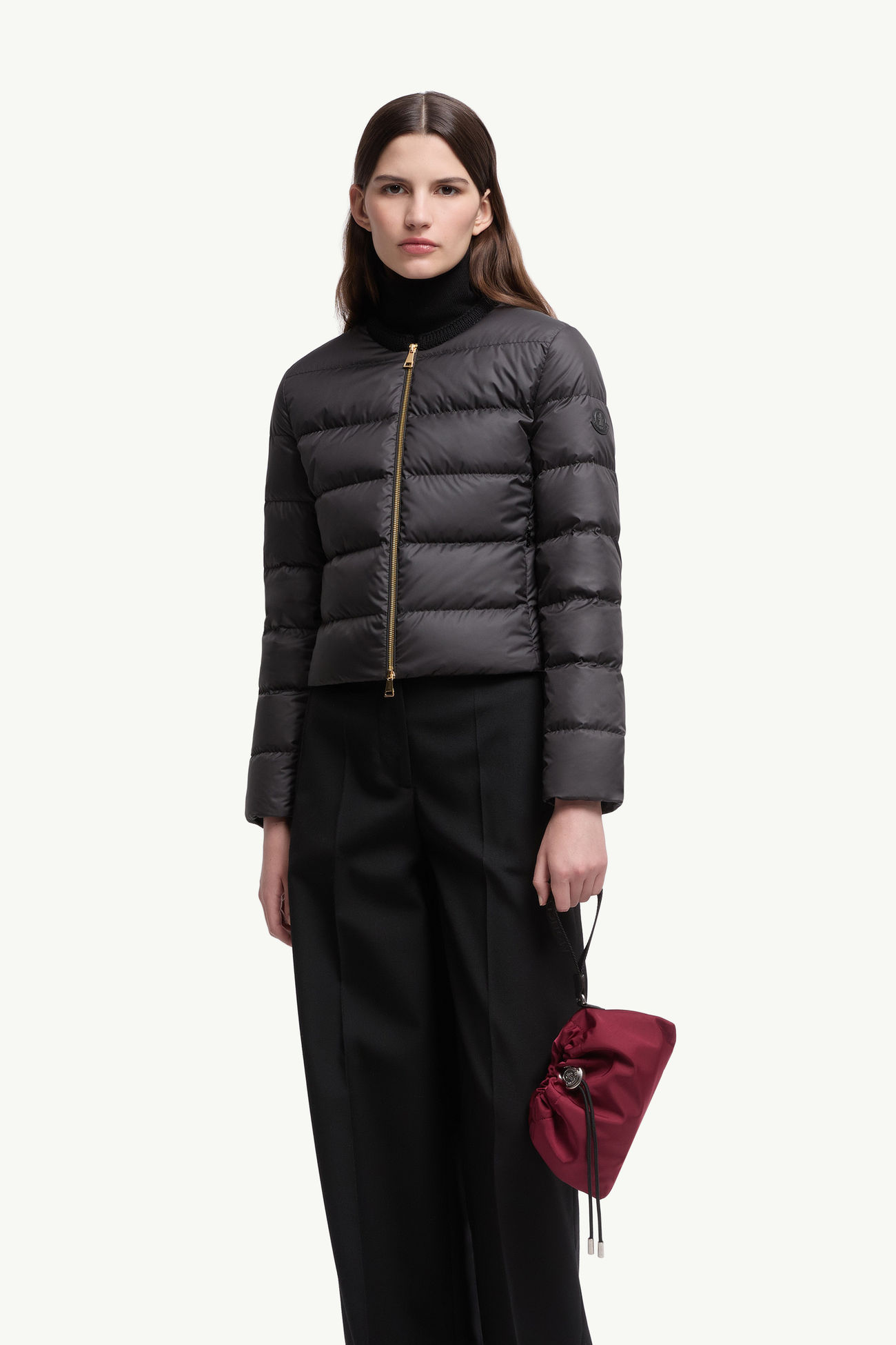 Trick wasserabweisende Tasche Damen Dunkelrot Moncler 1