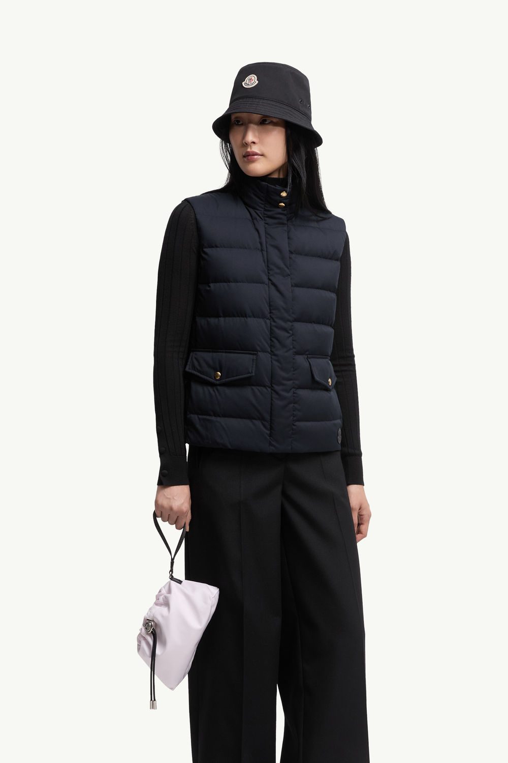 Trick Water-Repellent Pouch Women Pink Moncler 1