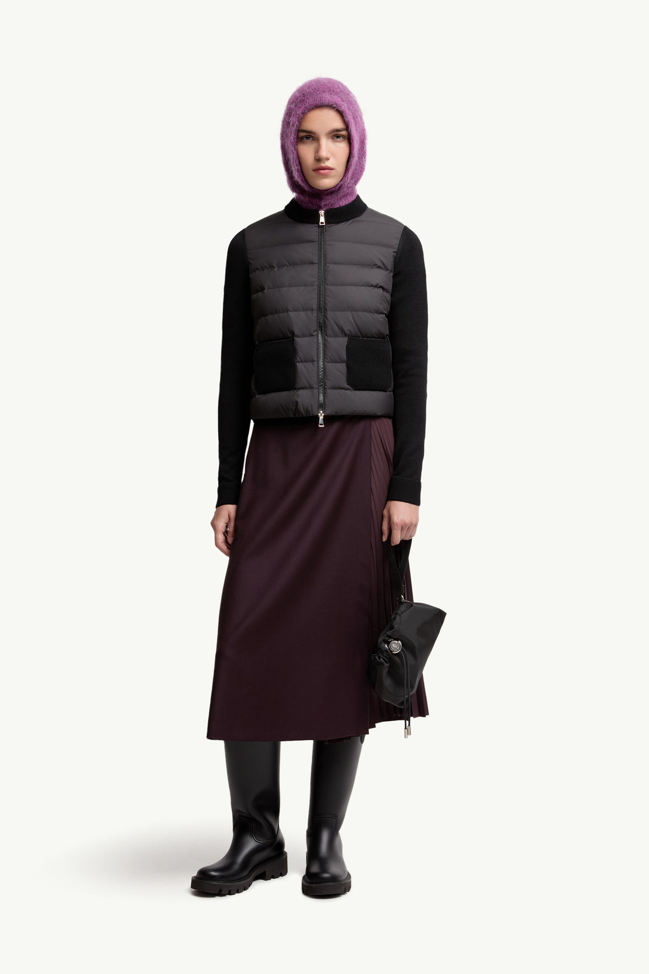 Trick wasserabweisende Tasche Genderneutral Schwarz Moncler 1