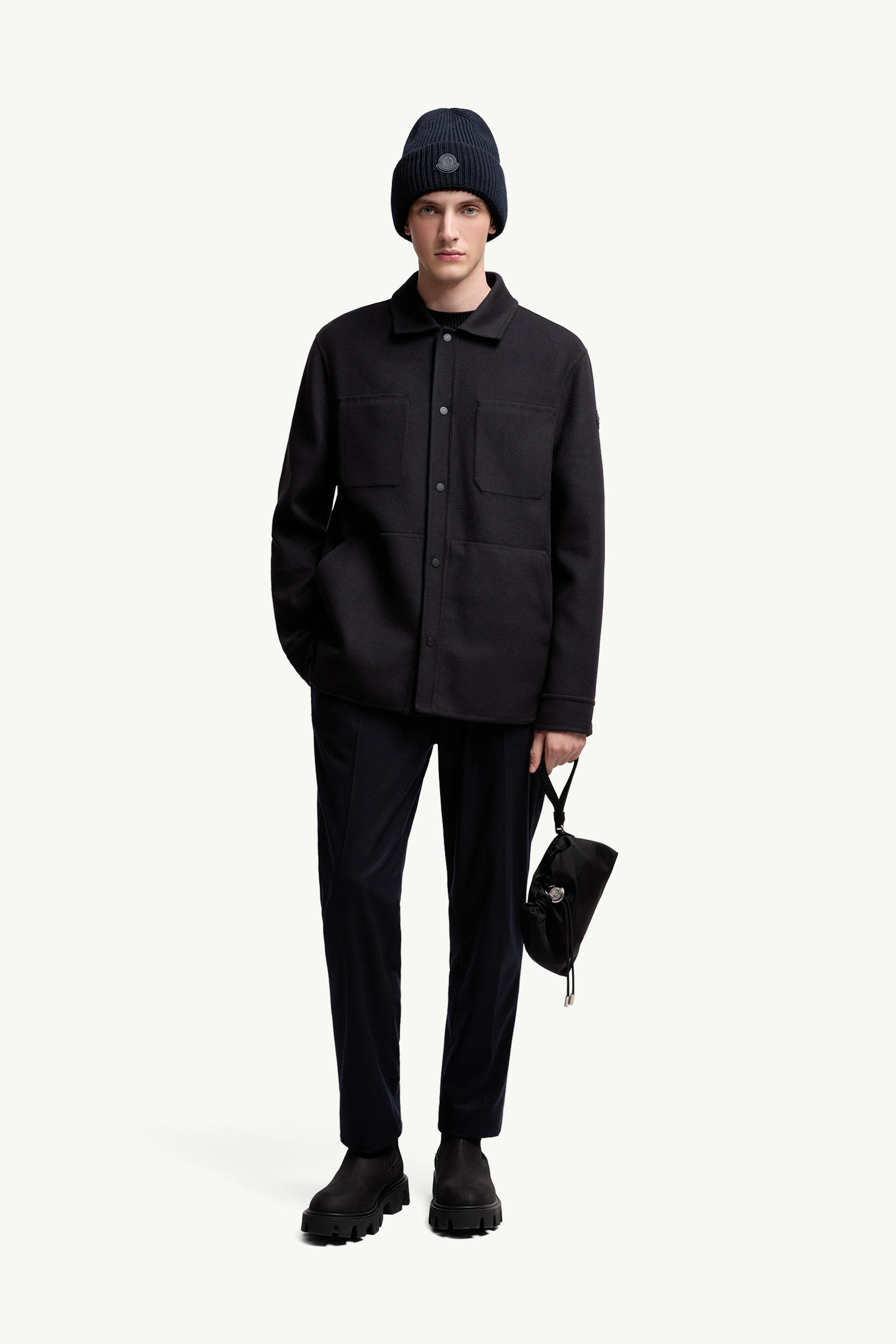 Trick Water-Repellent Pouch Gender Neutral Black Moncler 2
