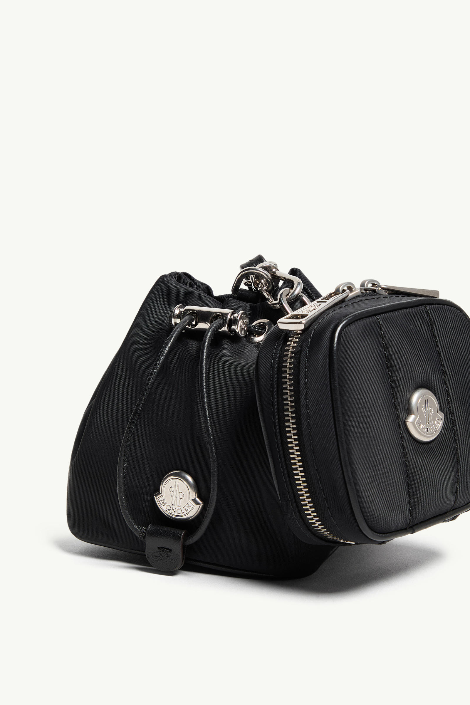 Double Pouch Women Black Moncler 5