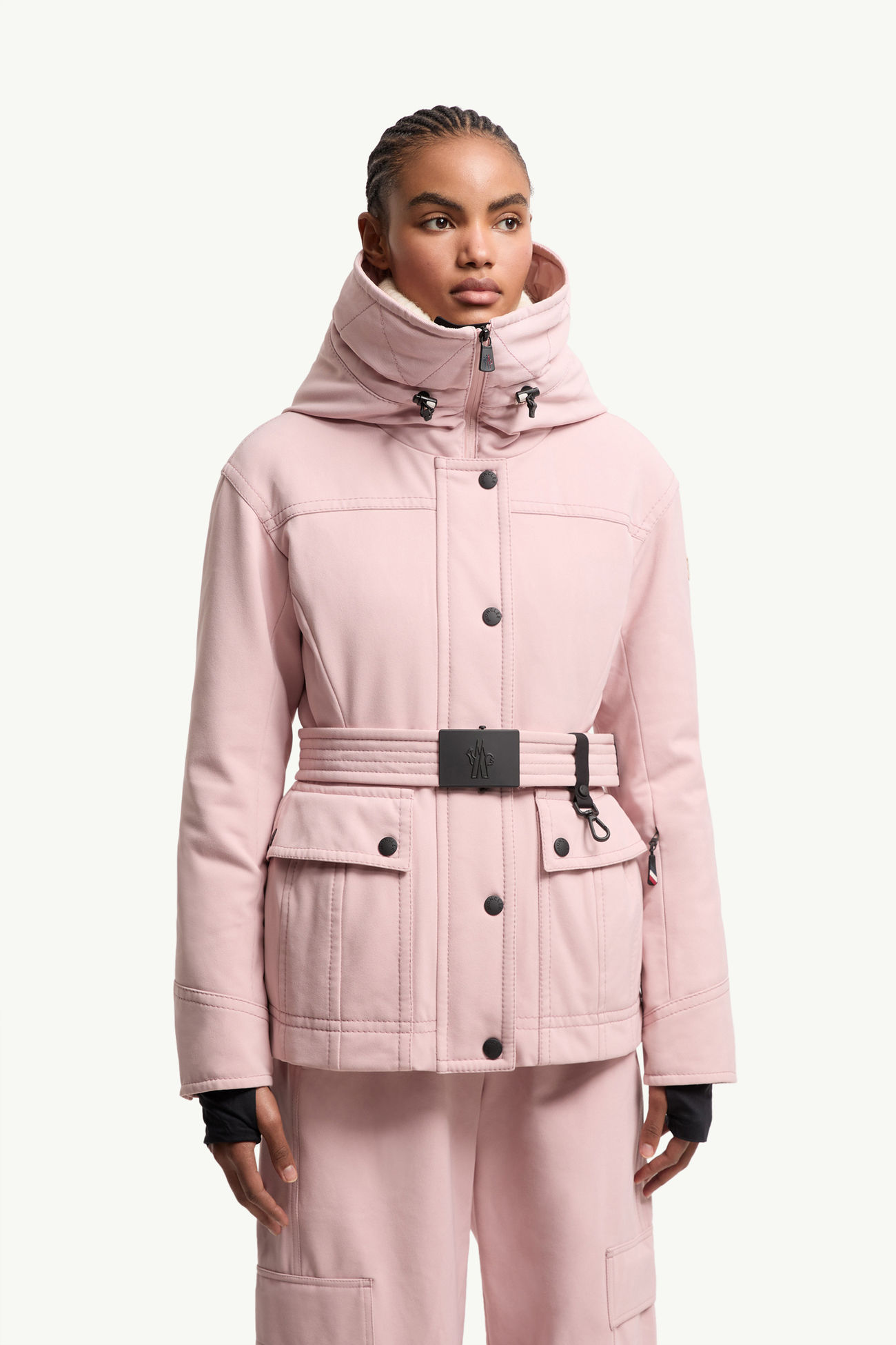 Veste de ski à capuche Isle Femmes Rose Moncler 3