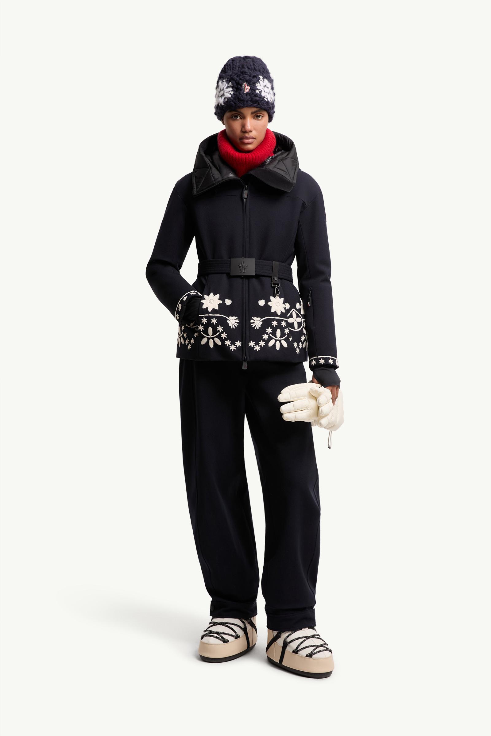 Lace Embroidered Hooded Shirt Jacket main image 0
