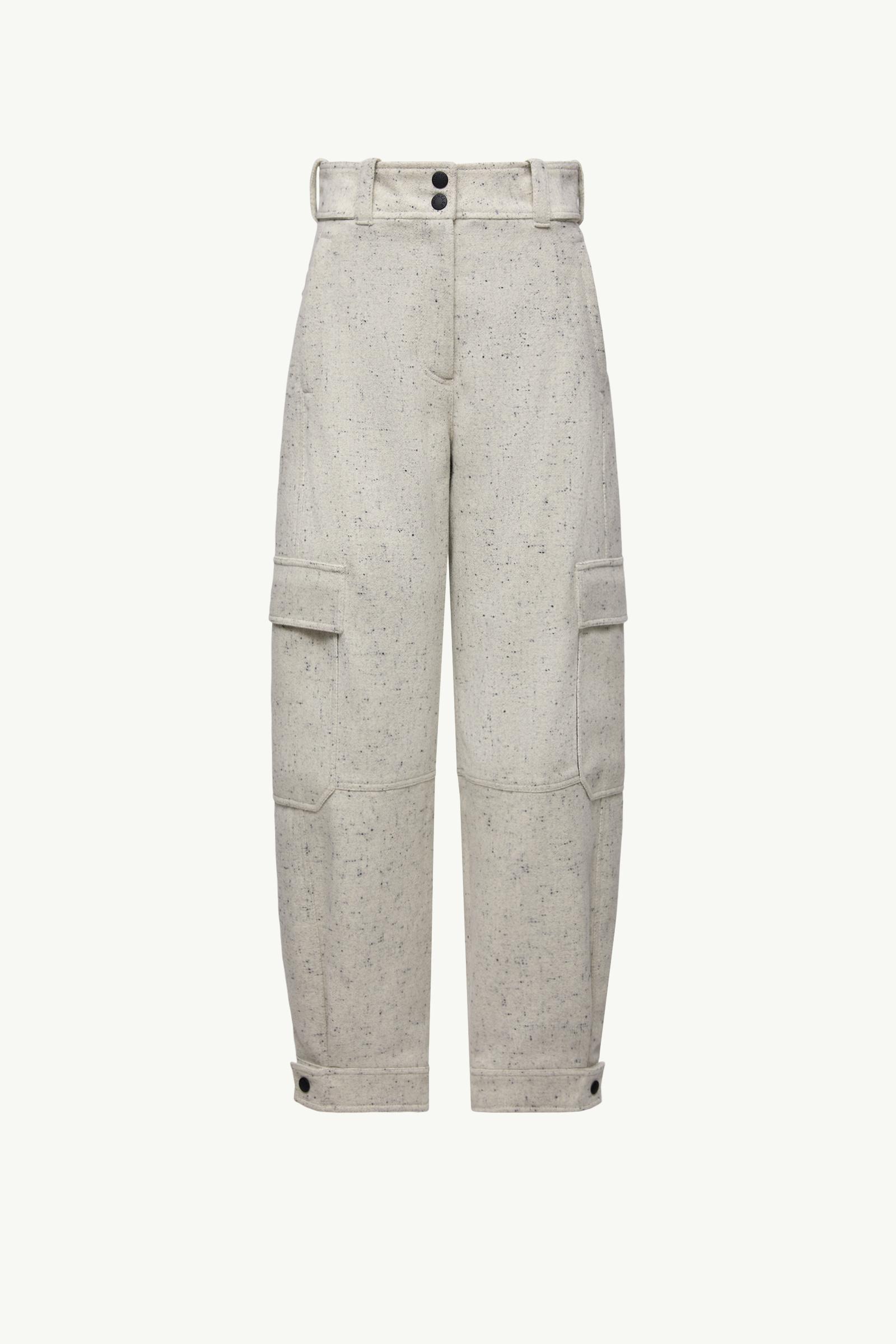 Pantalones cargo de lana Mujer Blanco Moncler, 1 of 0