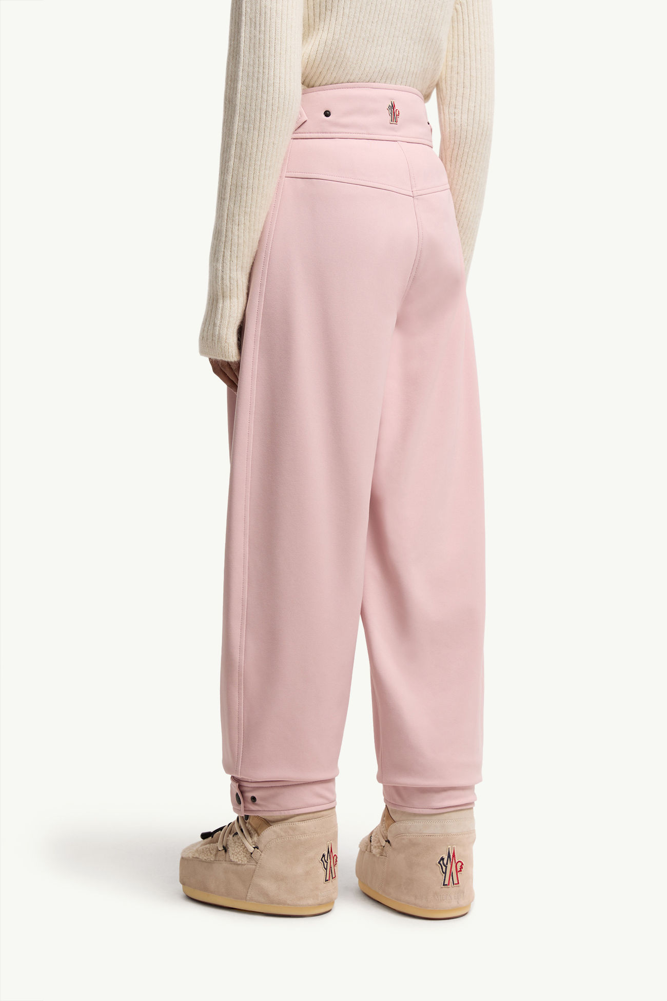 Pantaloni in twill tecnico Donna Rosa Moncler 4
