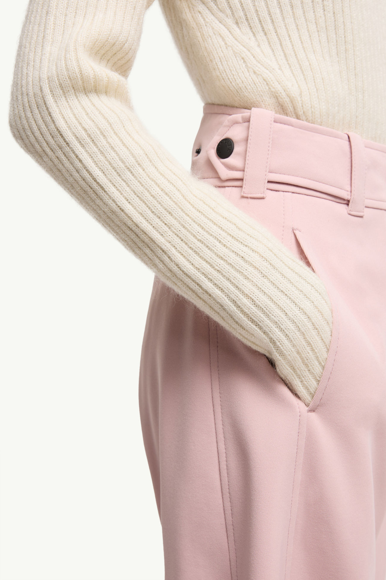 技術斜紋布長褲 女士 粉紅色 Moncler 5