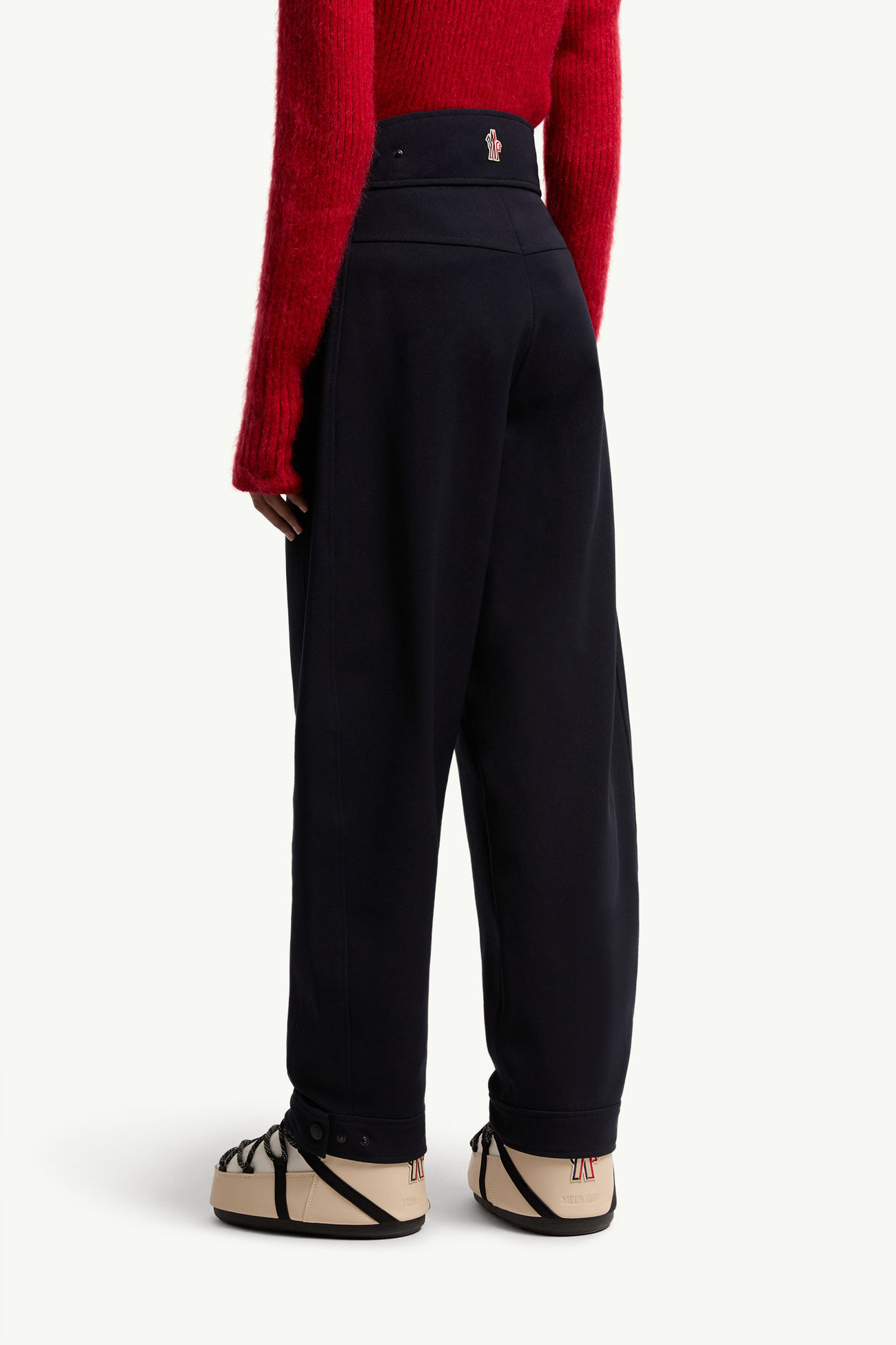 Technische Twill-Hose Damen Navyblau Moncler 4