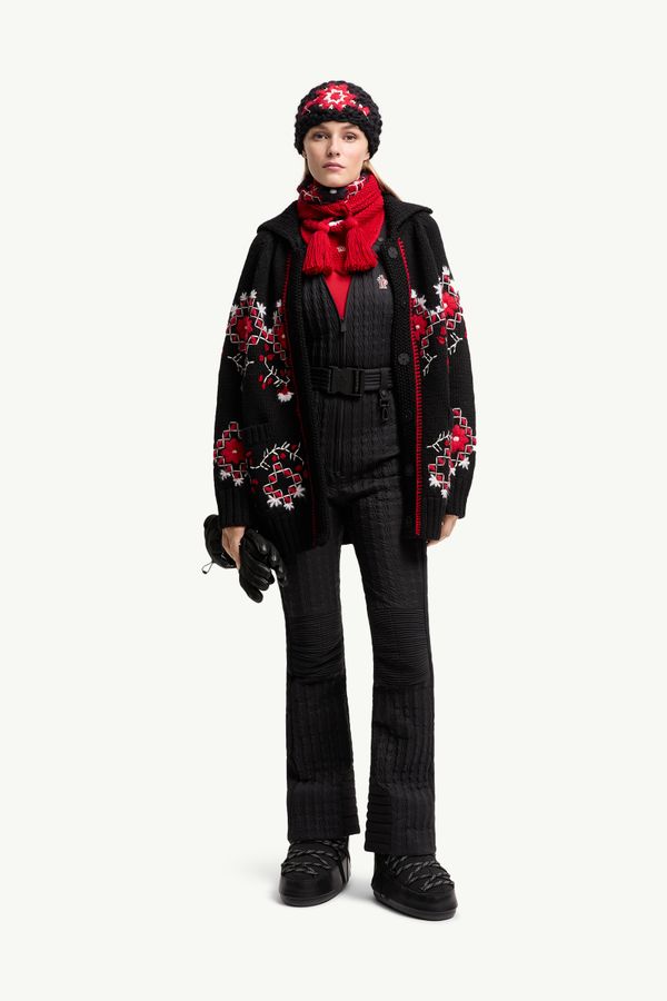 Combinaison de ski en duvet Femmes Noir Moncler 0