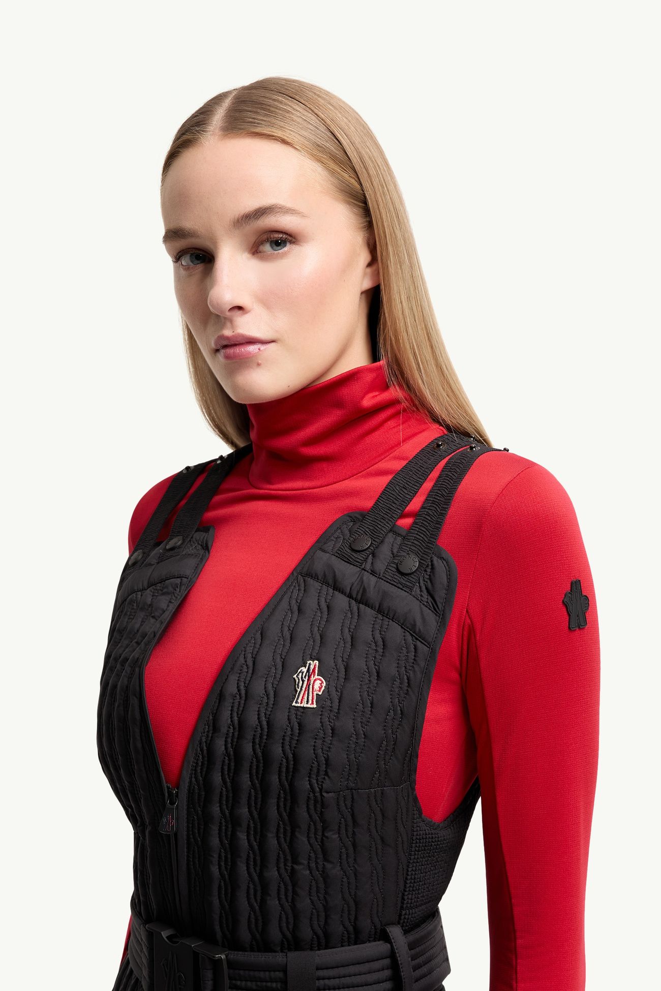 Combinaison de ski en duvet Femmes Noir Moncler 1