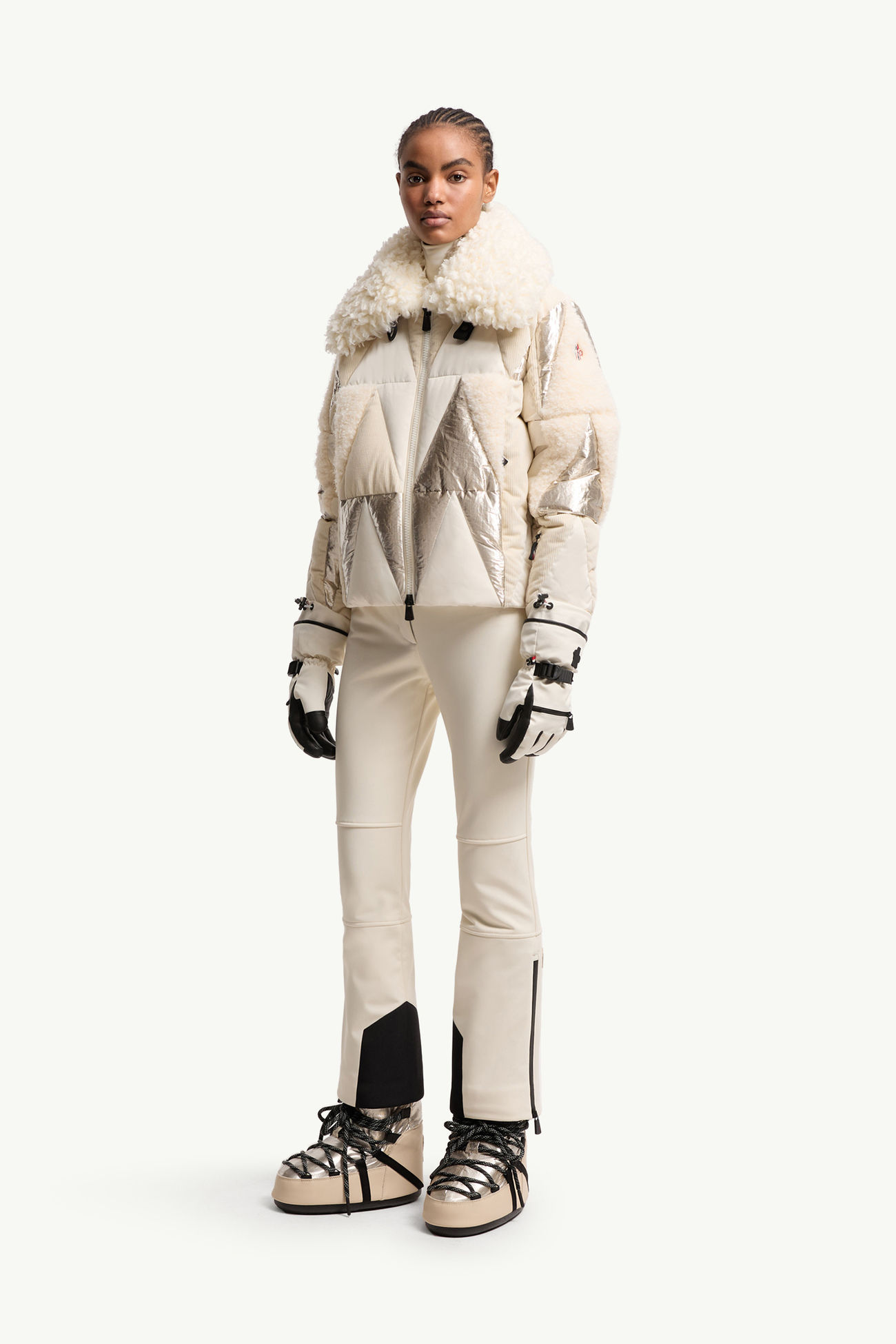 Pantaloni da sci Donna Bianco Moncler 0