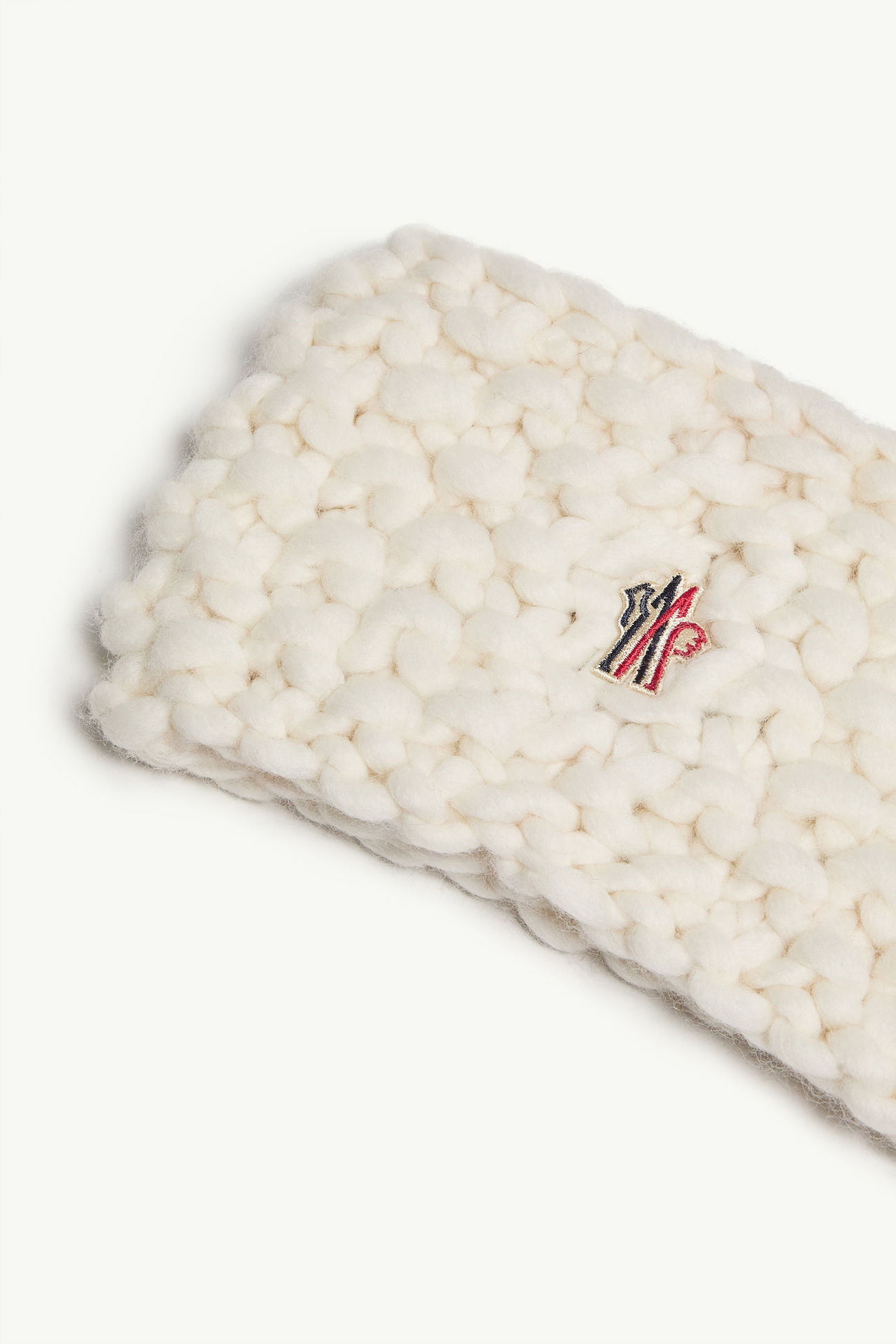 Diadema con bordado de flores Mujer Blanco Moncler 2