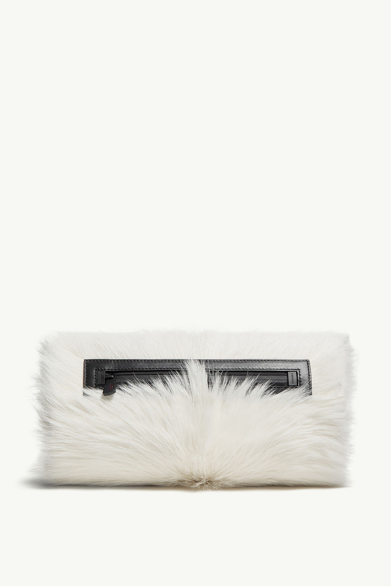 Calentador de manos y funda de piel de oveja joven Mujer Blanco Moncler 3