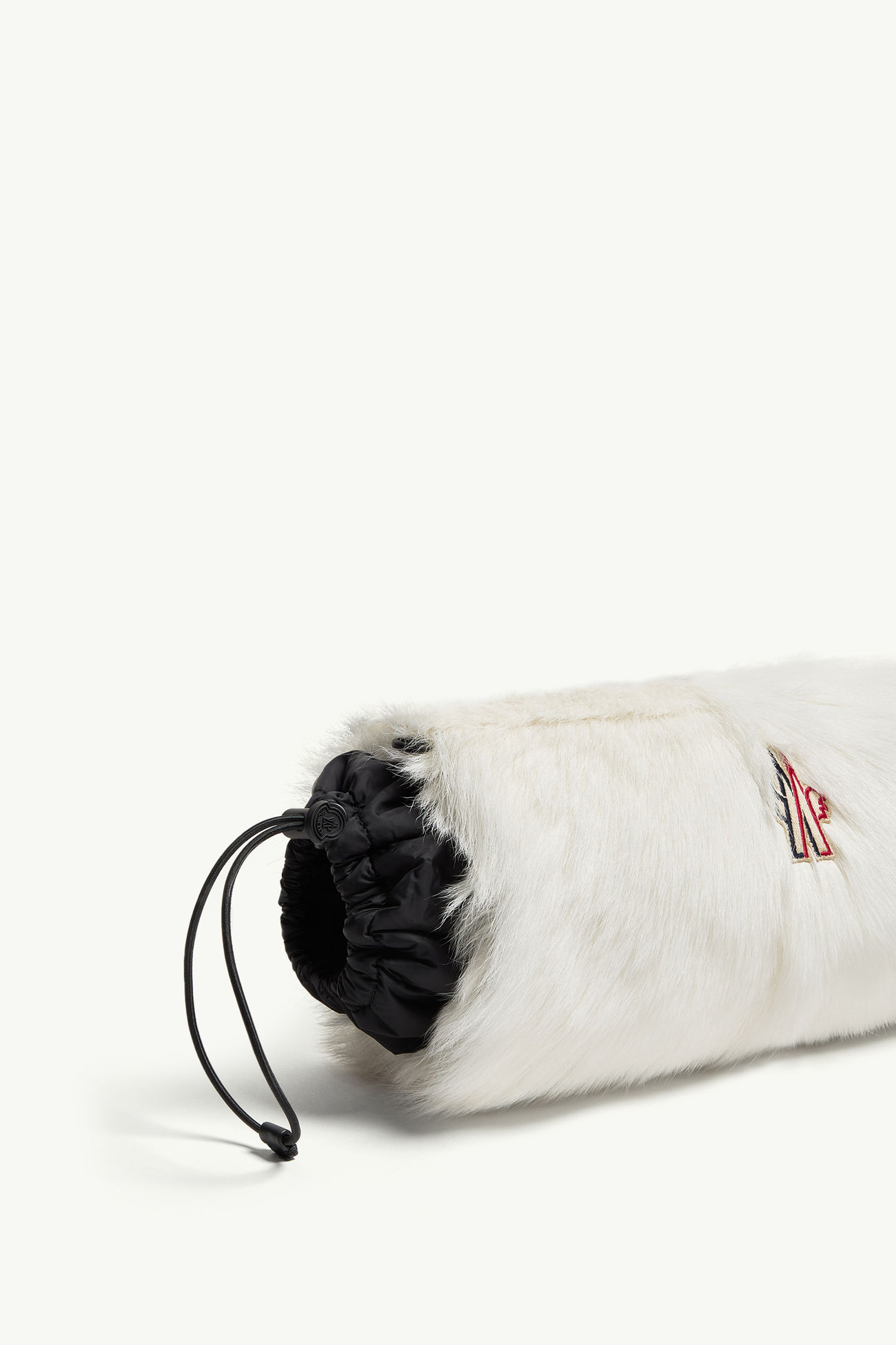 Shearling Handwarmer & Pouch Women White Moncler 4