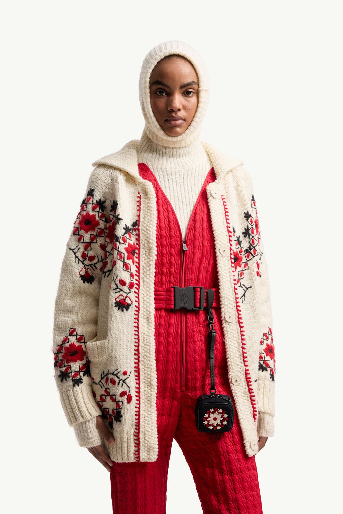 刺繡迷你小袋 女士 海軍藍色 Moncler 1